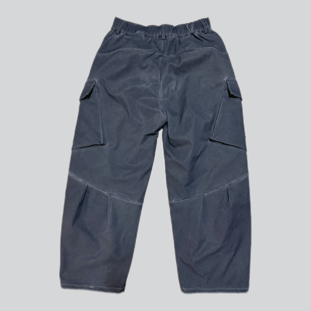 Utility Panel Cargo Pants - Washed Black Grey￼