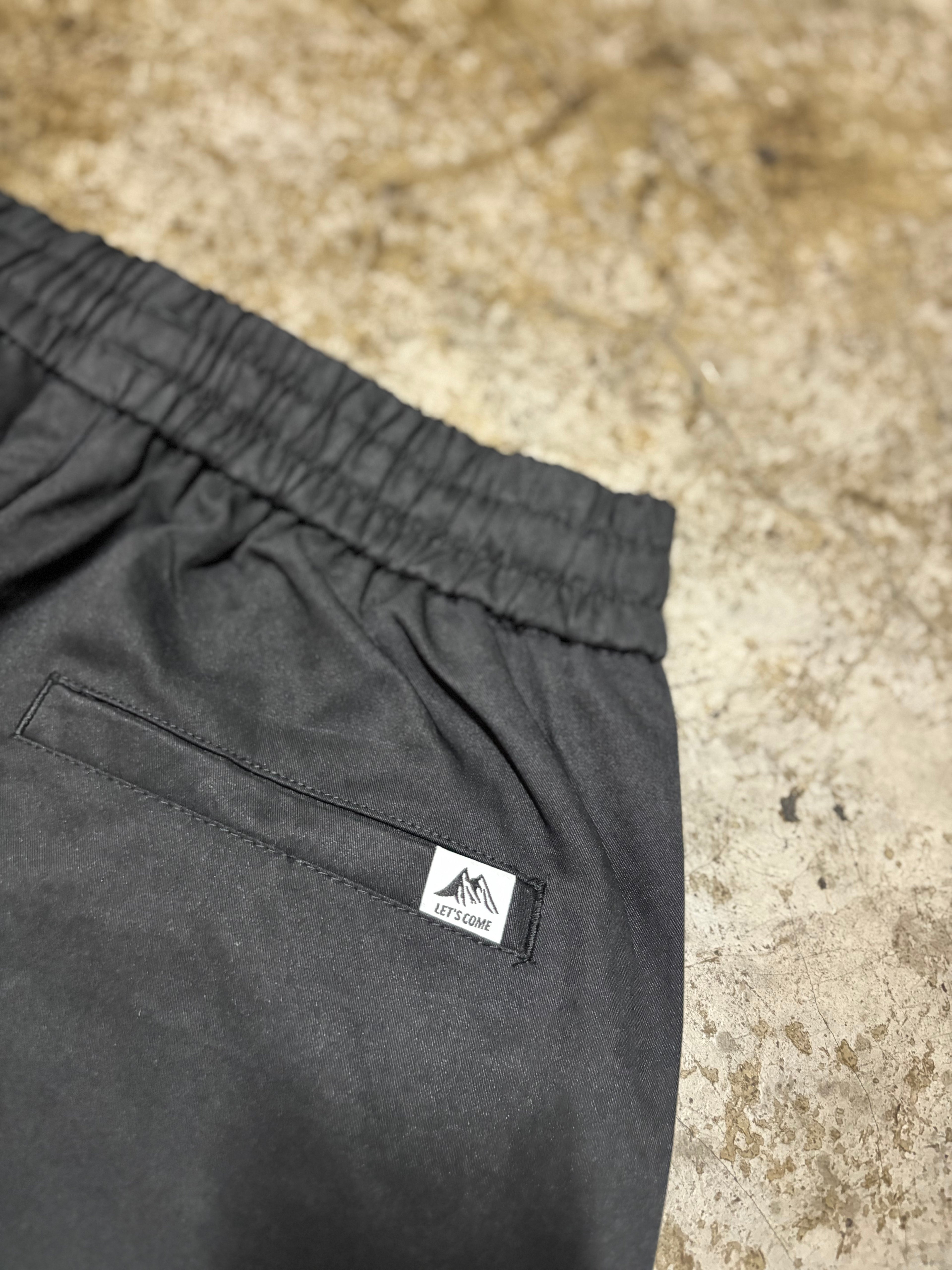 Black Multi-Pocket Cargo Jogger Pants – Unisex Utility Streetwear
