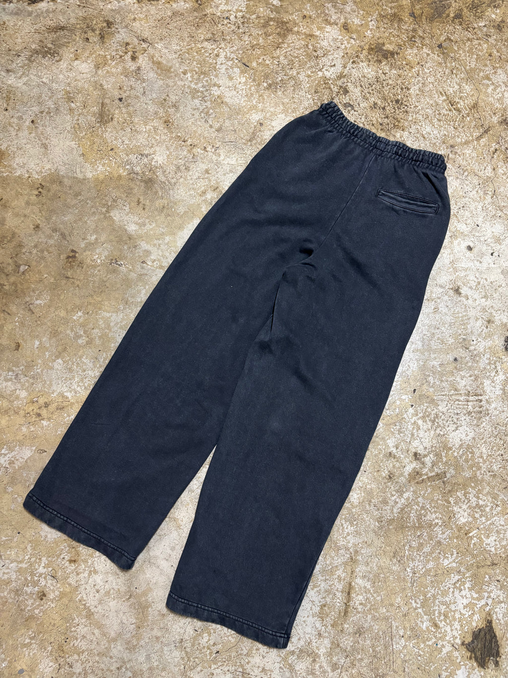 Vintage Washed Wide-Leg Sweatpants – Unisex Relaxed Fit Joggers