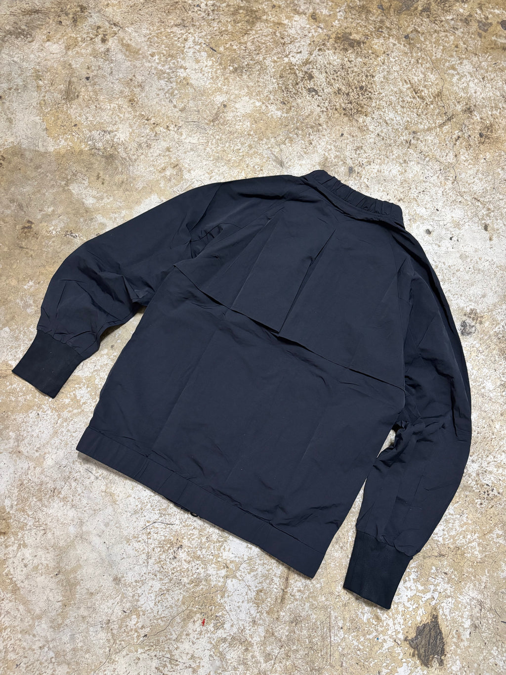 Black Utility Bomber Jacket Unisex Lightweight Streetwear