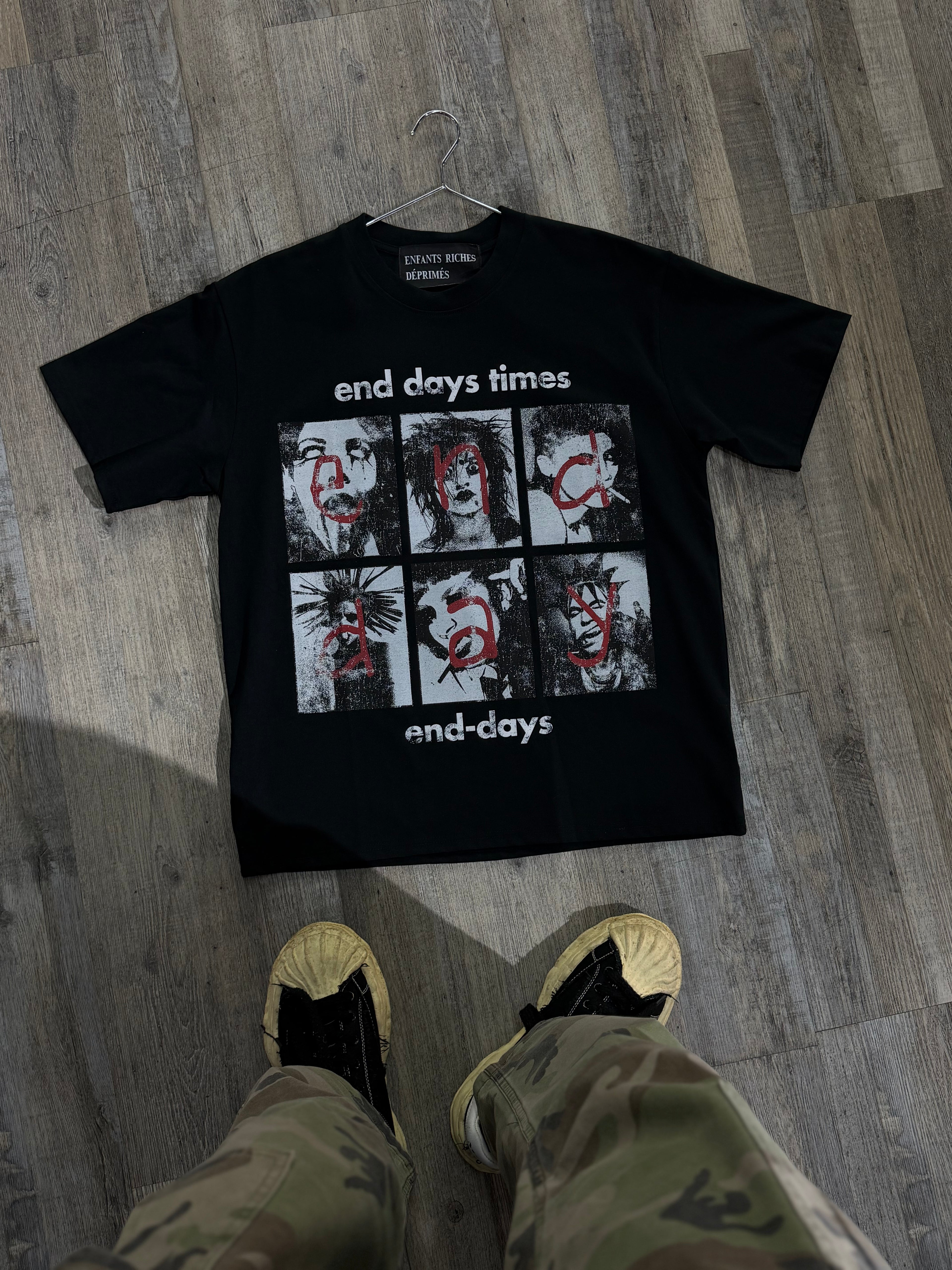 Enfants Riches Déprimés “End Days” Graphic T-Shirt – Black