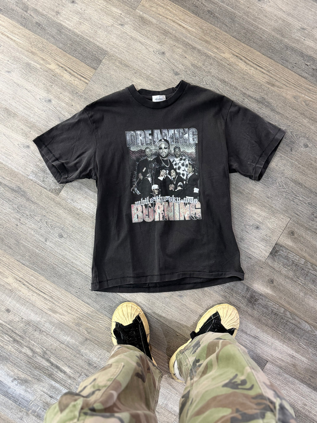 Skyyursa 10th Anniversary Tour Graphic T-Shirt – Washed Black