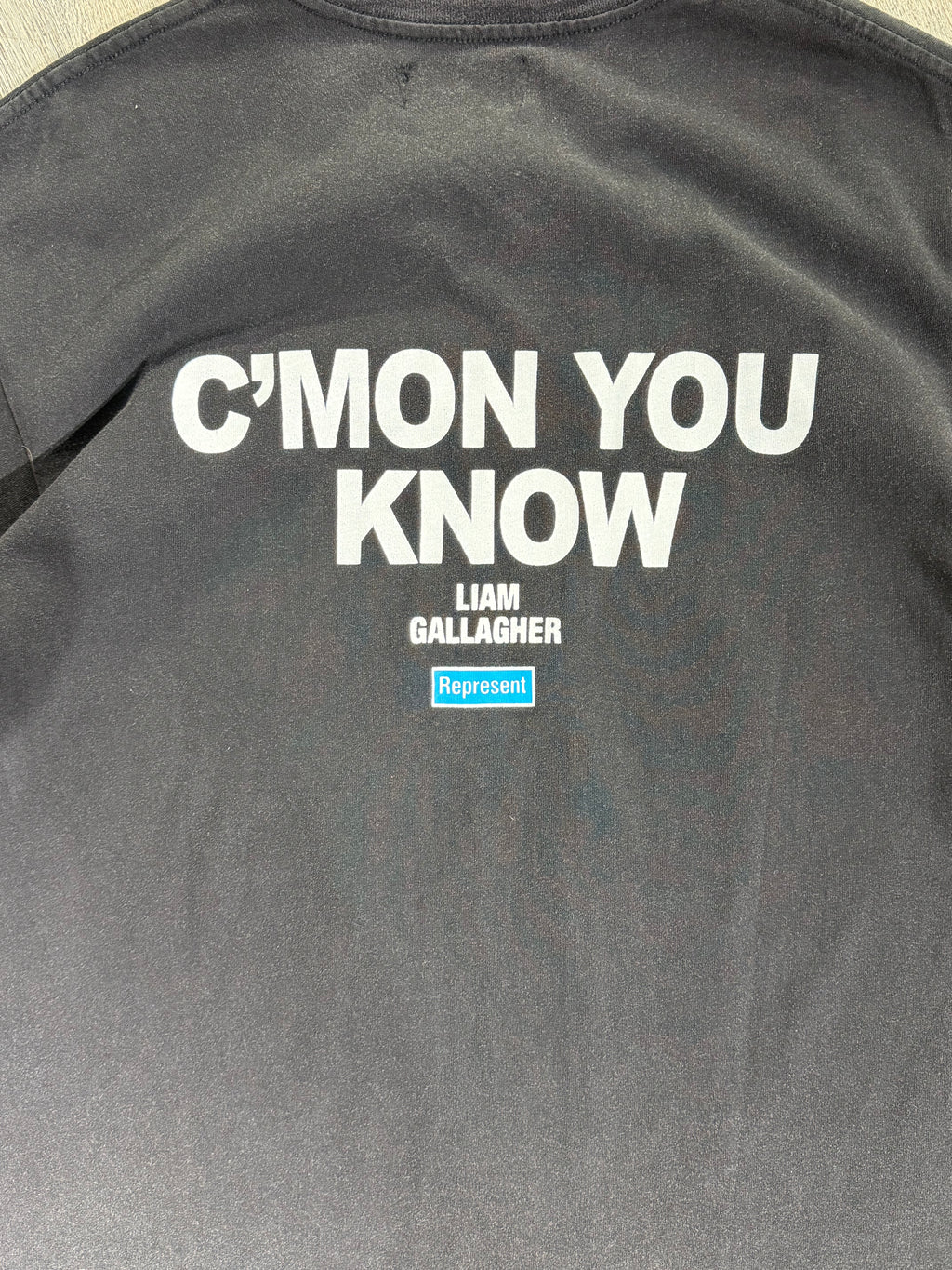 Represent “C’Mon You Know” Graphic T-Shirt – Black
