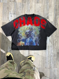 Rare Peace “Chaos” Graphic T-Shirt – Washed Black