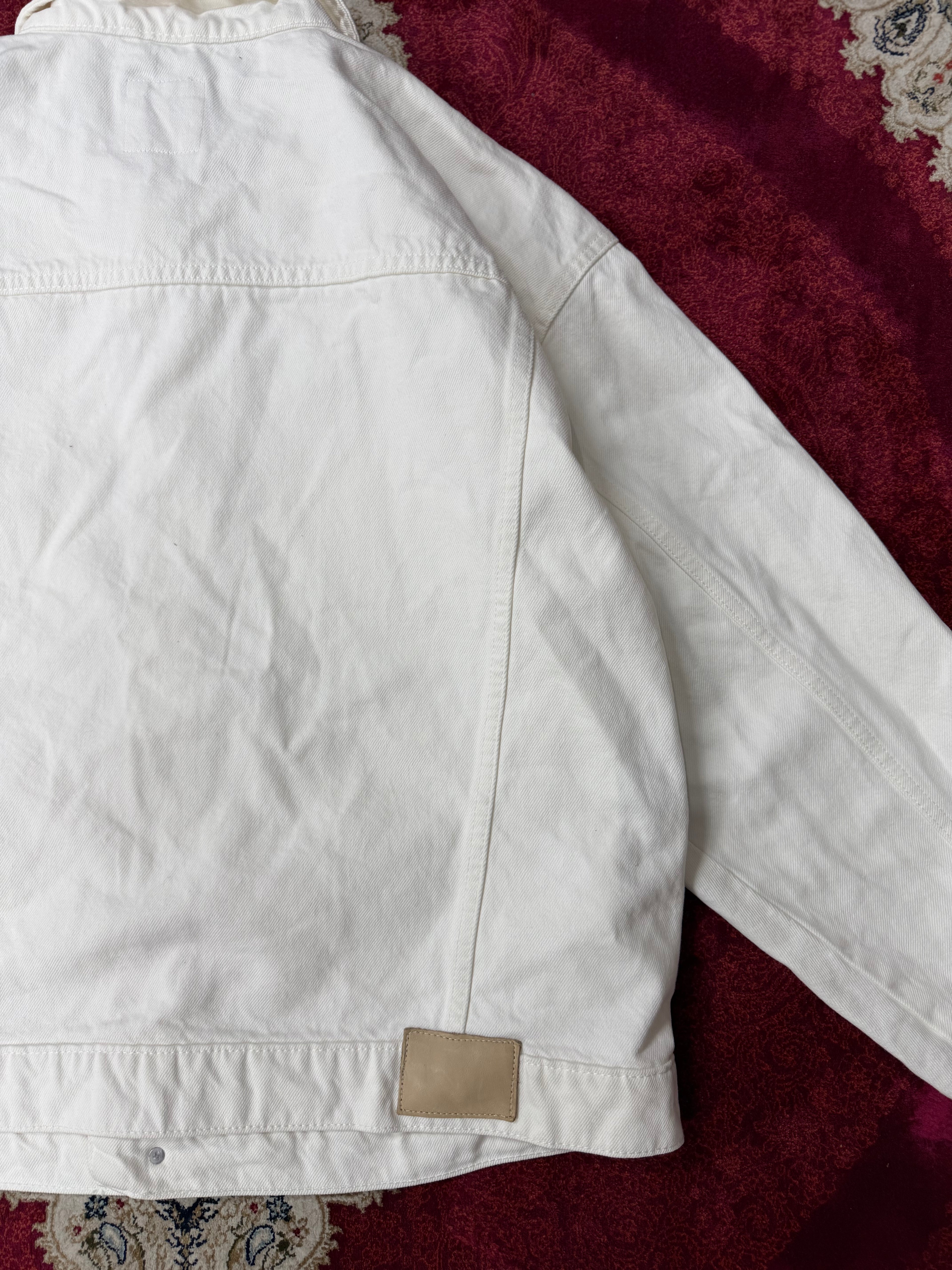ZARA Off-White Denim Jacket – Utility Fit