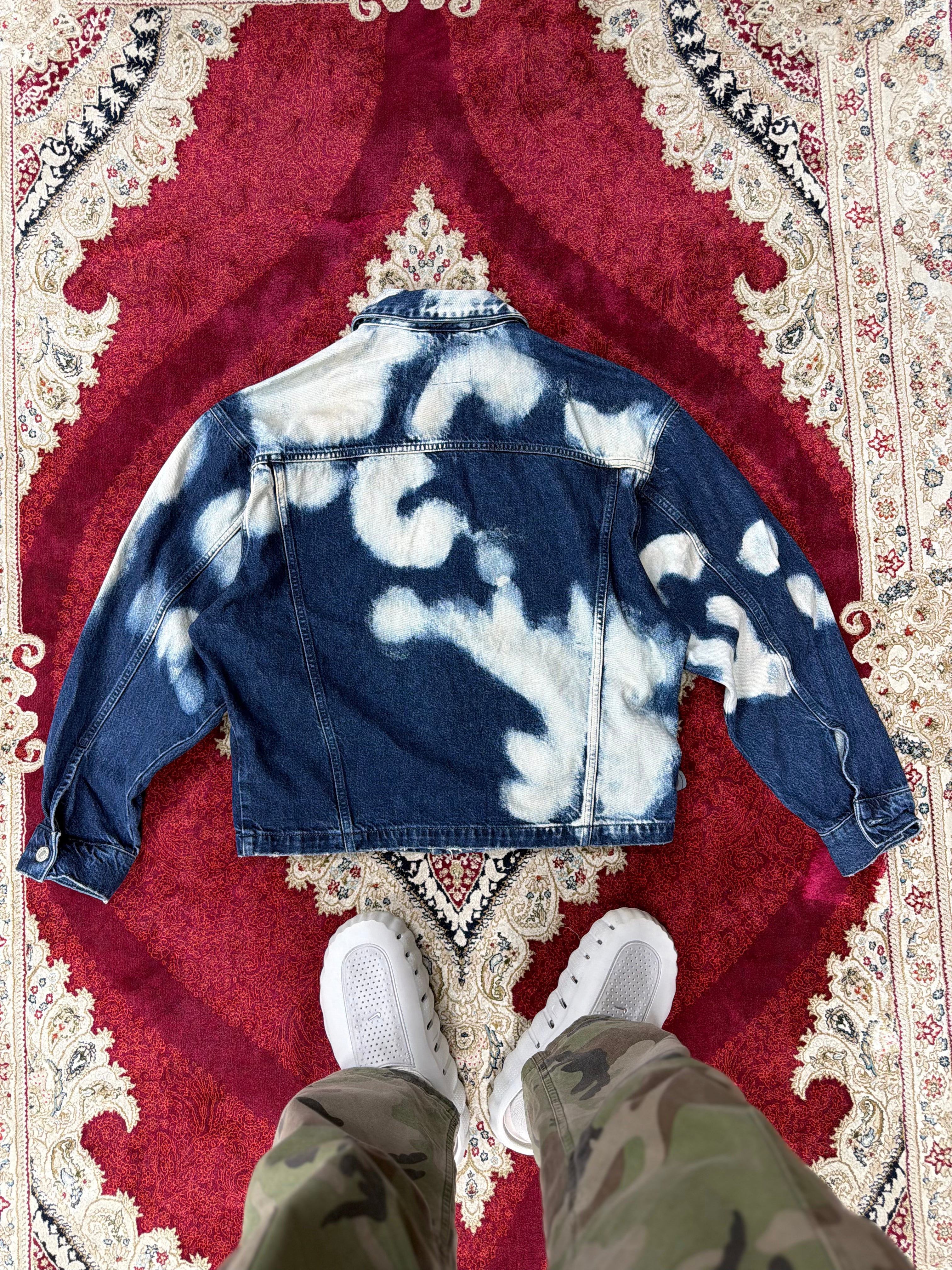 ZARA Bleached Denim Jacket – Statement Wash