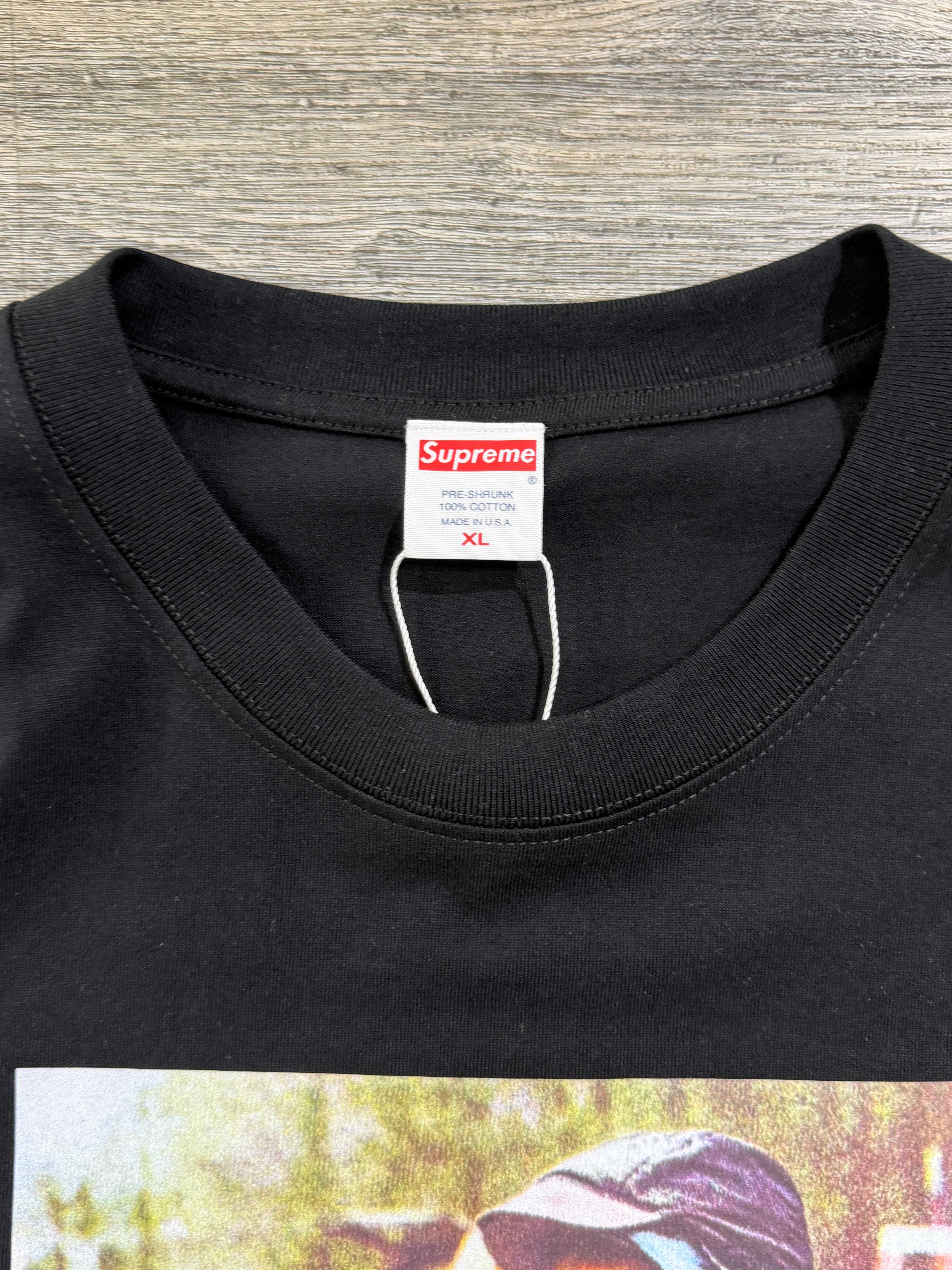 Supreme Cameraman Photo Graphic T-Shirt – Black