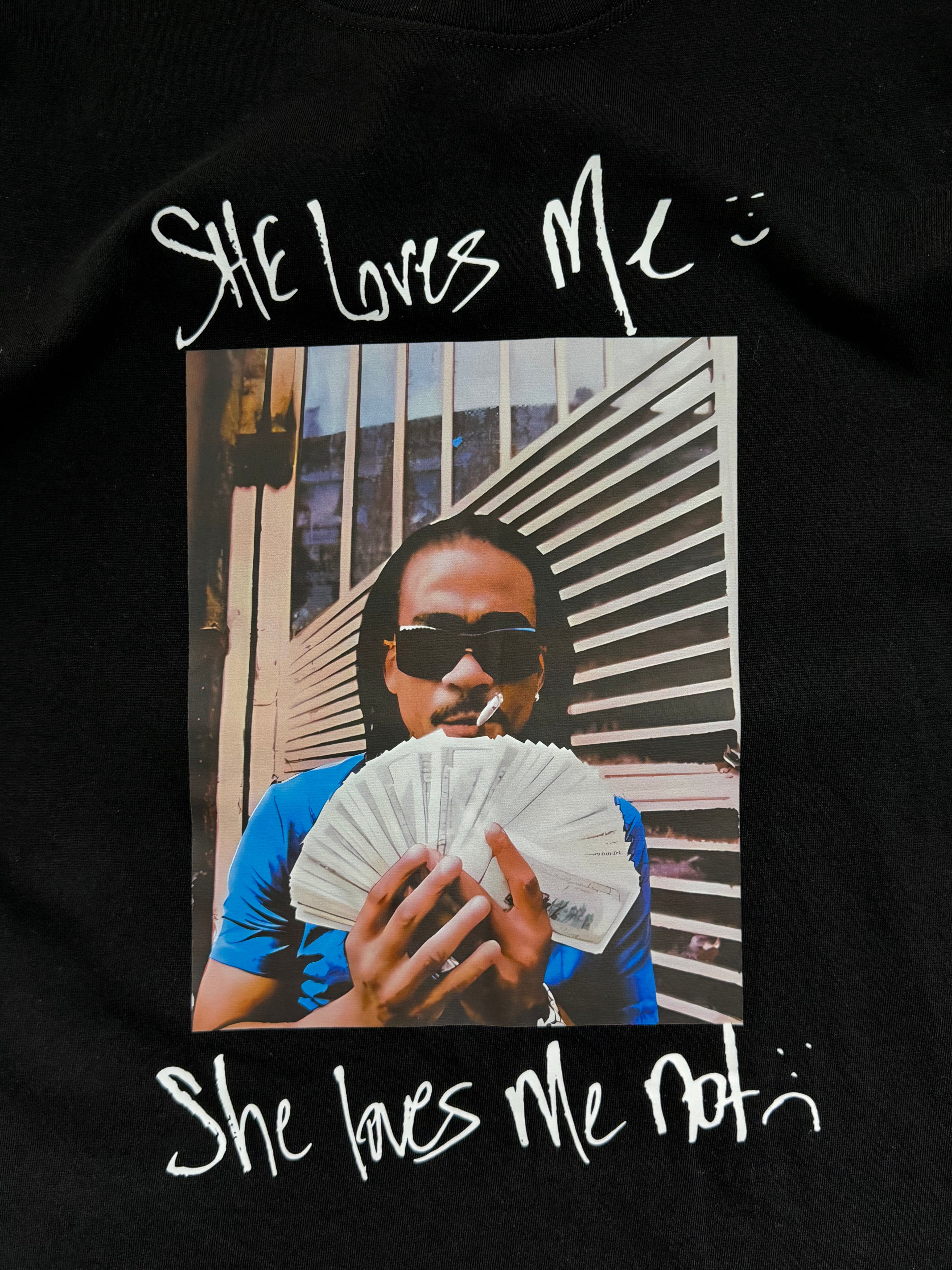 Supreme “She Loves Me Not” Max B Graphic T-Shirt – Black