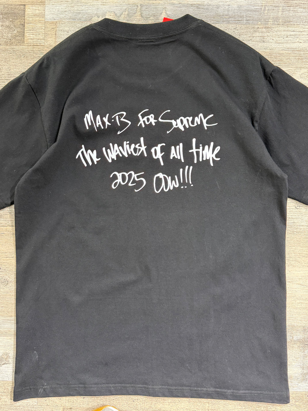 Supreme “She Loves Me Not” Max B Graphic T-Shirt – Black