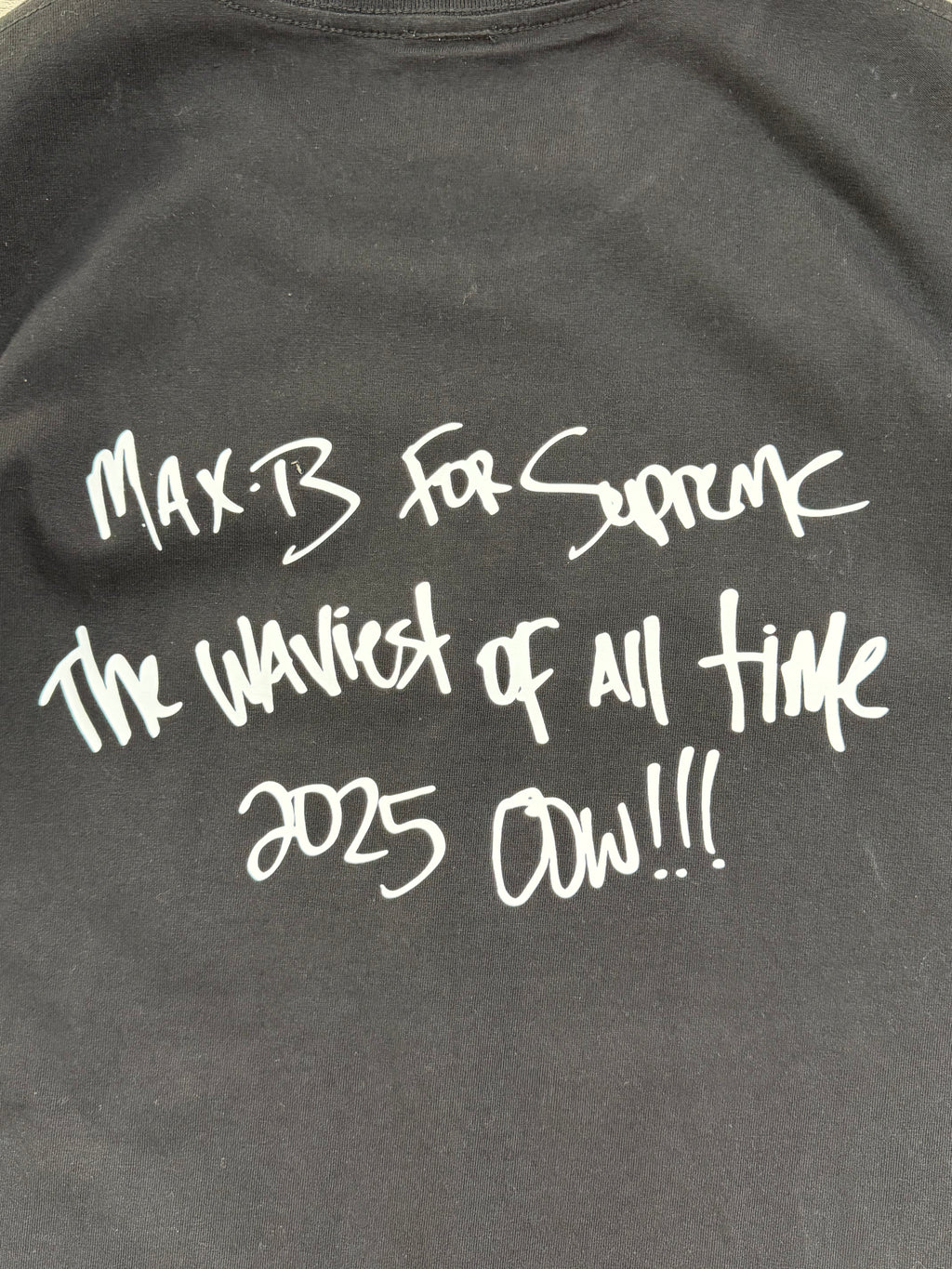 Supreme “She Loves Me Not” Max B Graphic T-Shirt – Black