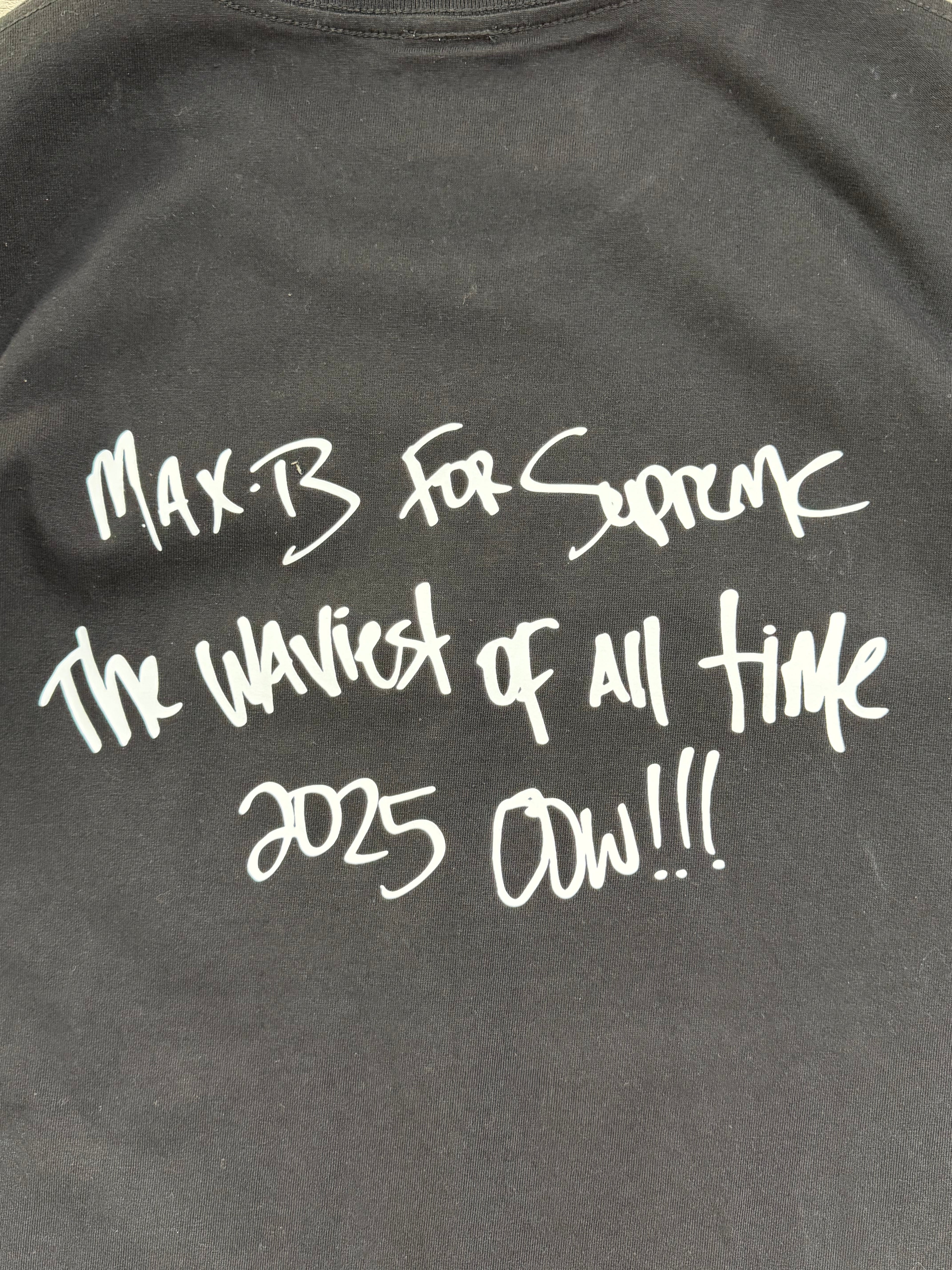 Supreme “She Loves Me Not” Max B Graphic T-Shirt – Black
