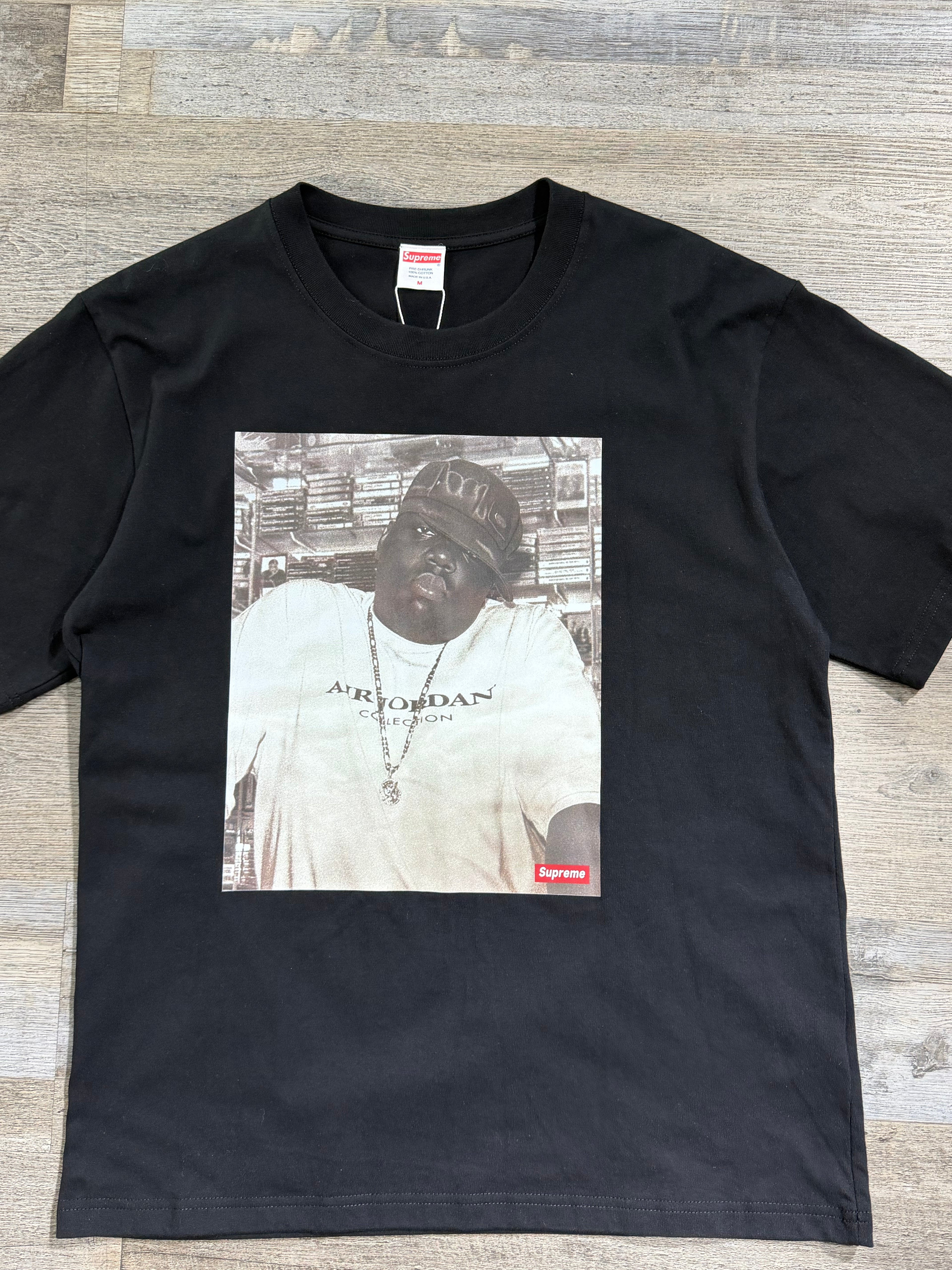 Supreme Biggie Photo Graphic T-Shirt – Black (M)