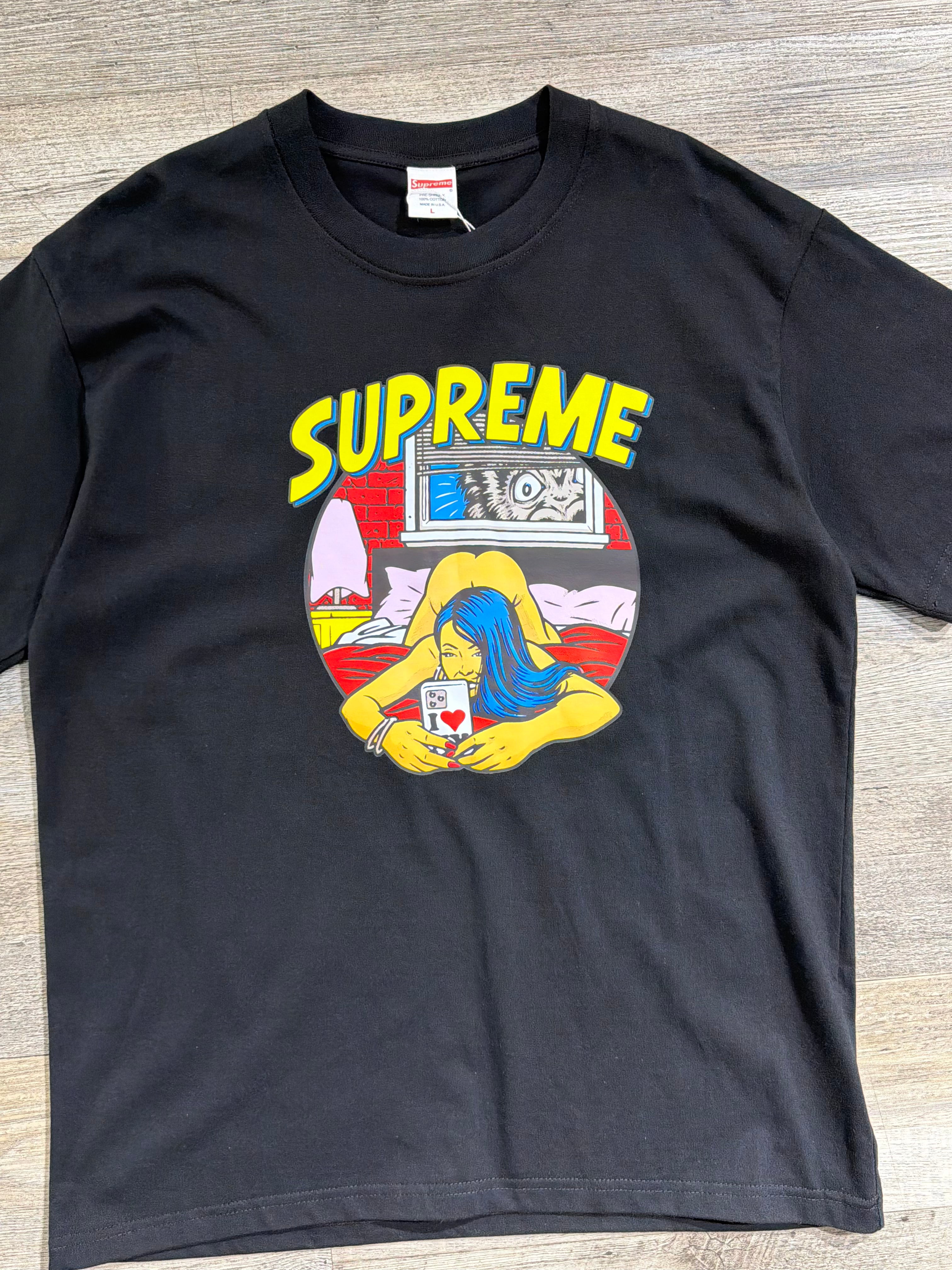 Supreme Pop Art Graphic T-Shirt – Black
