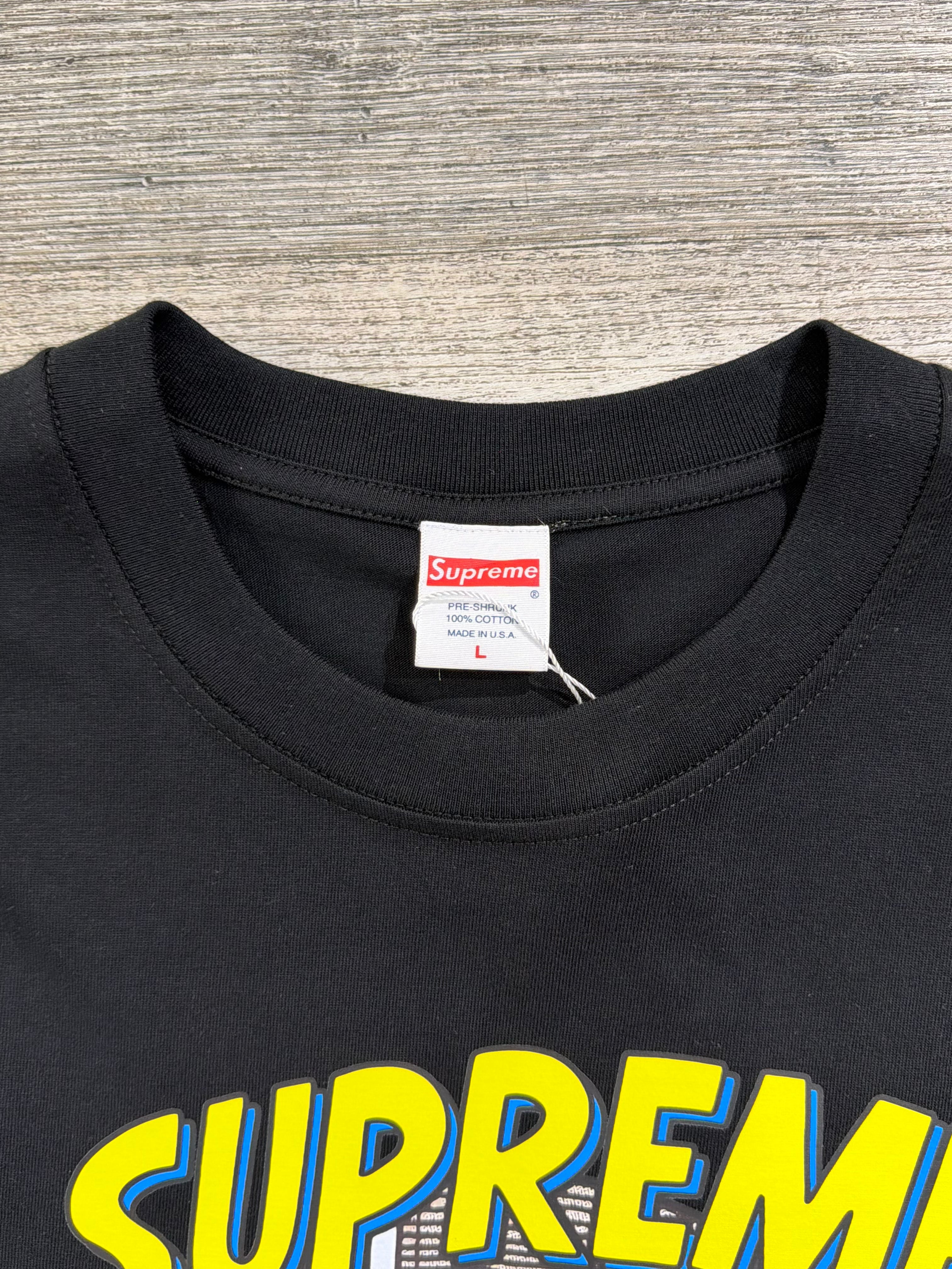 Supreme Pop Art Graphic T-Shirt – Black