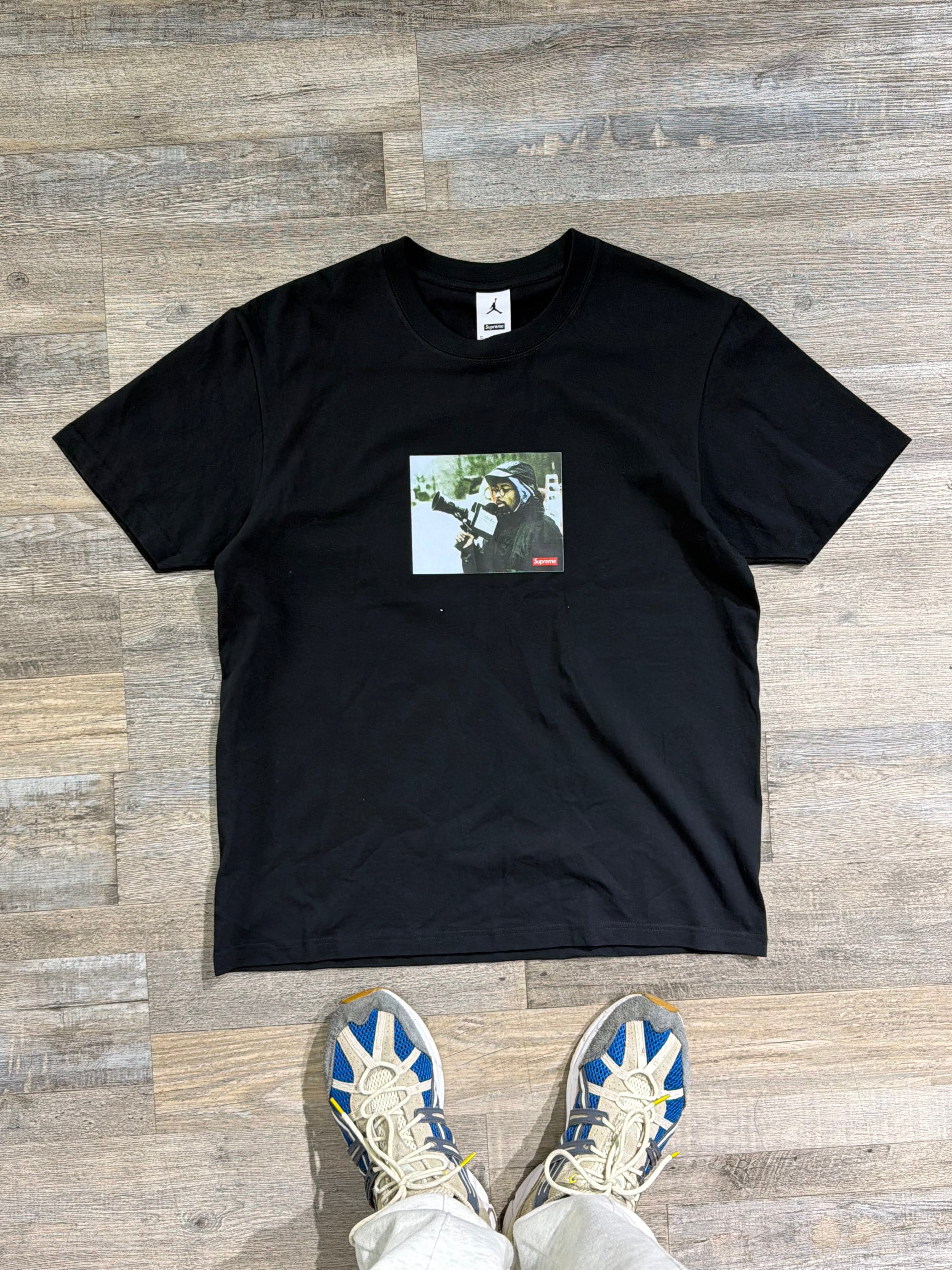 Supreme x Jordan Photo Graphic T-Shirt – Black (M)