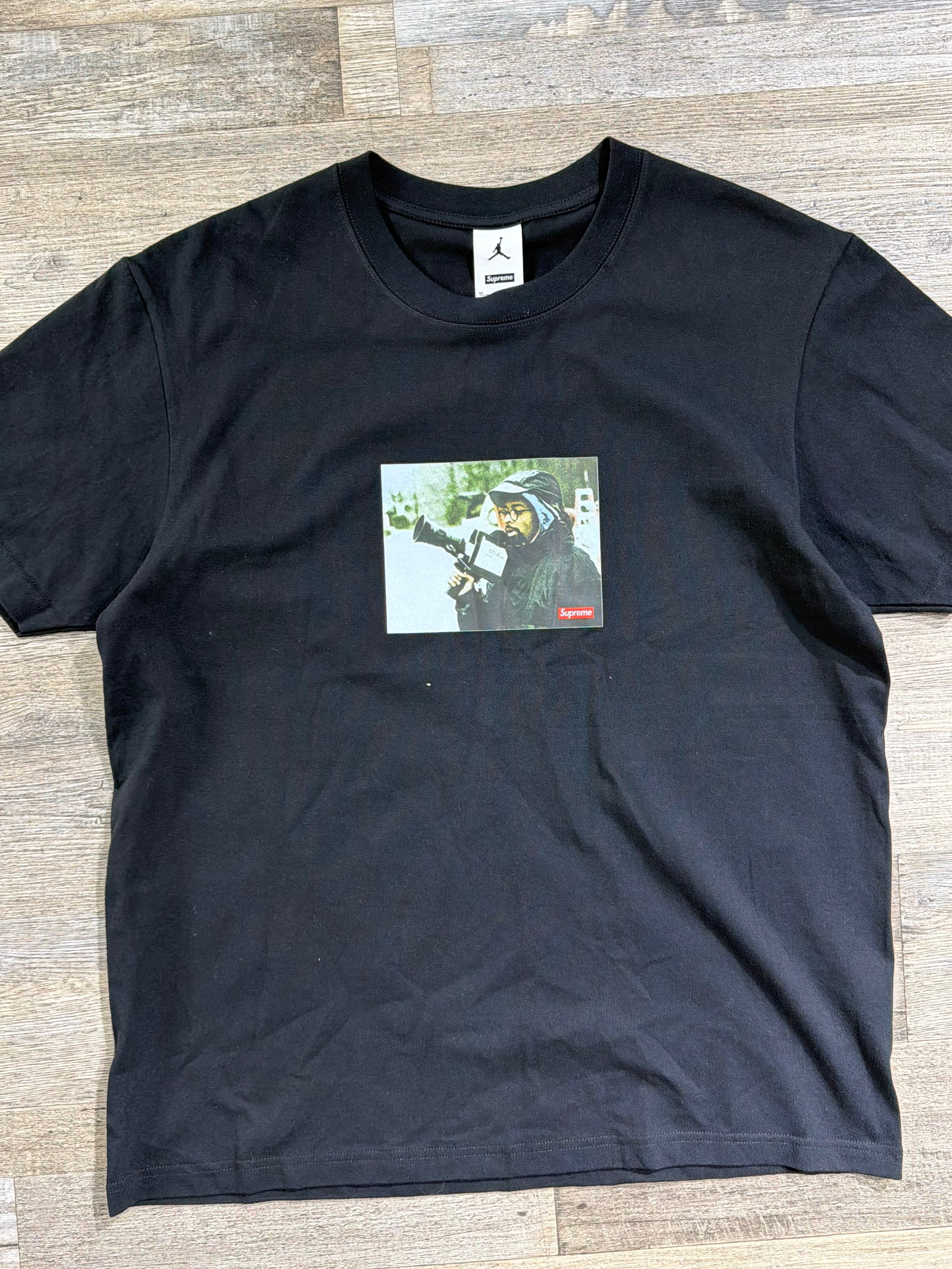 Supreme x Jordan Photo Graphic T-Shirt – Black (M)