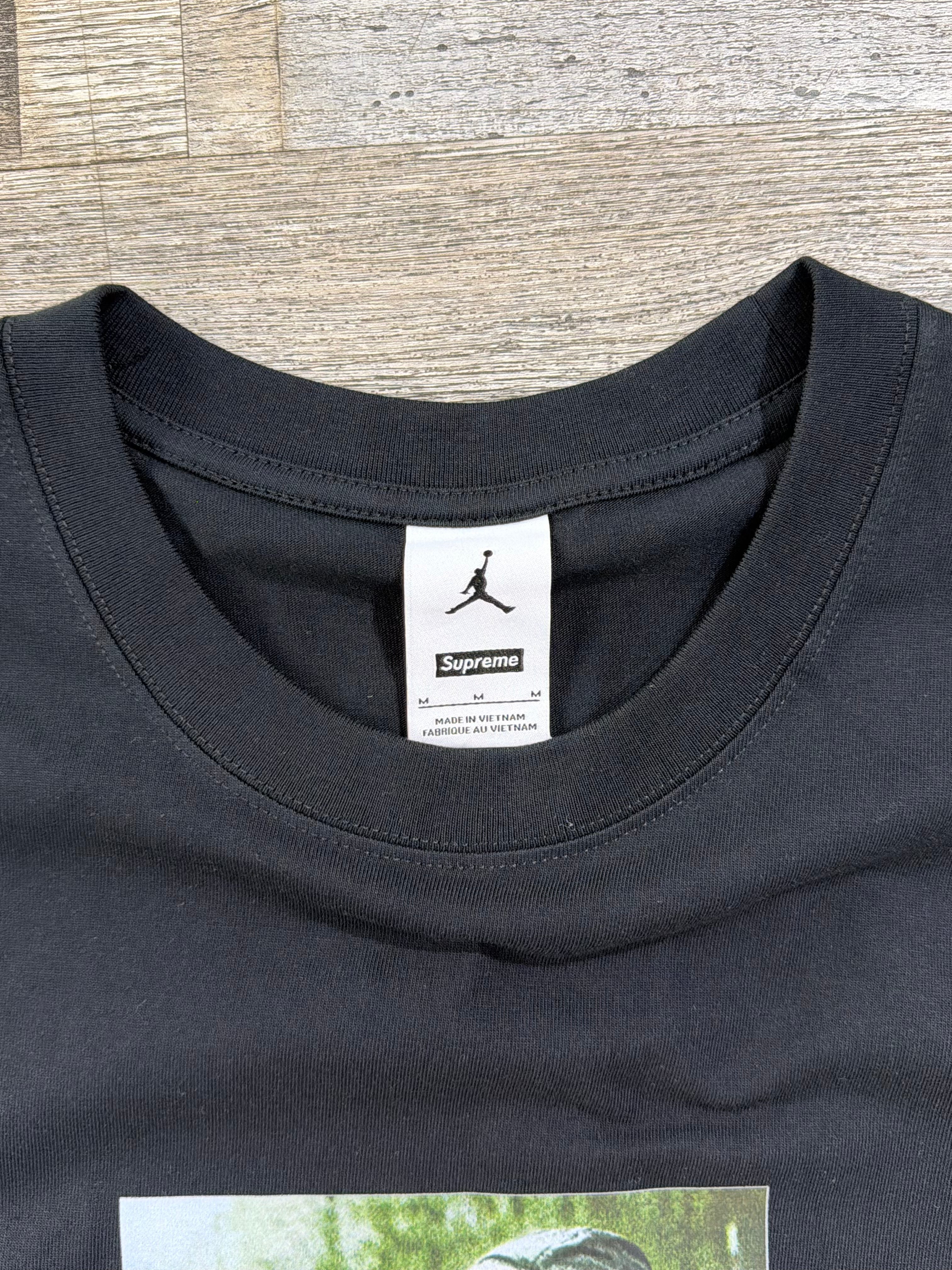 Supreme x Jordan Photo Graphic T-Shirt – Black (M)