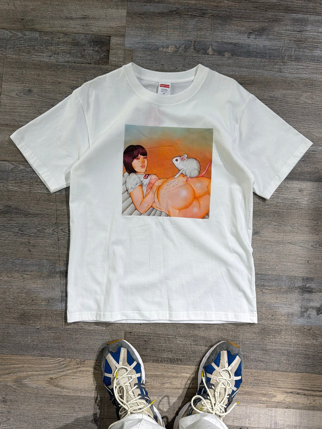 Supreme Lady Graphic T-Shirt – White