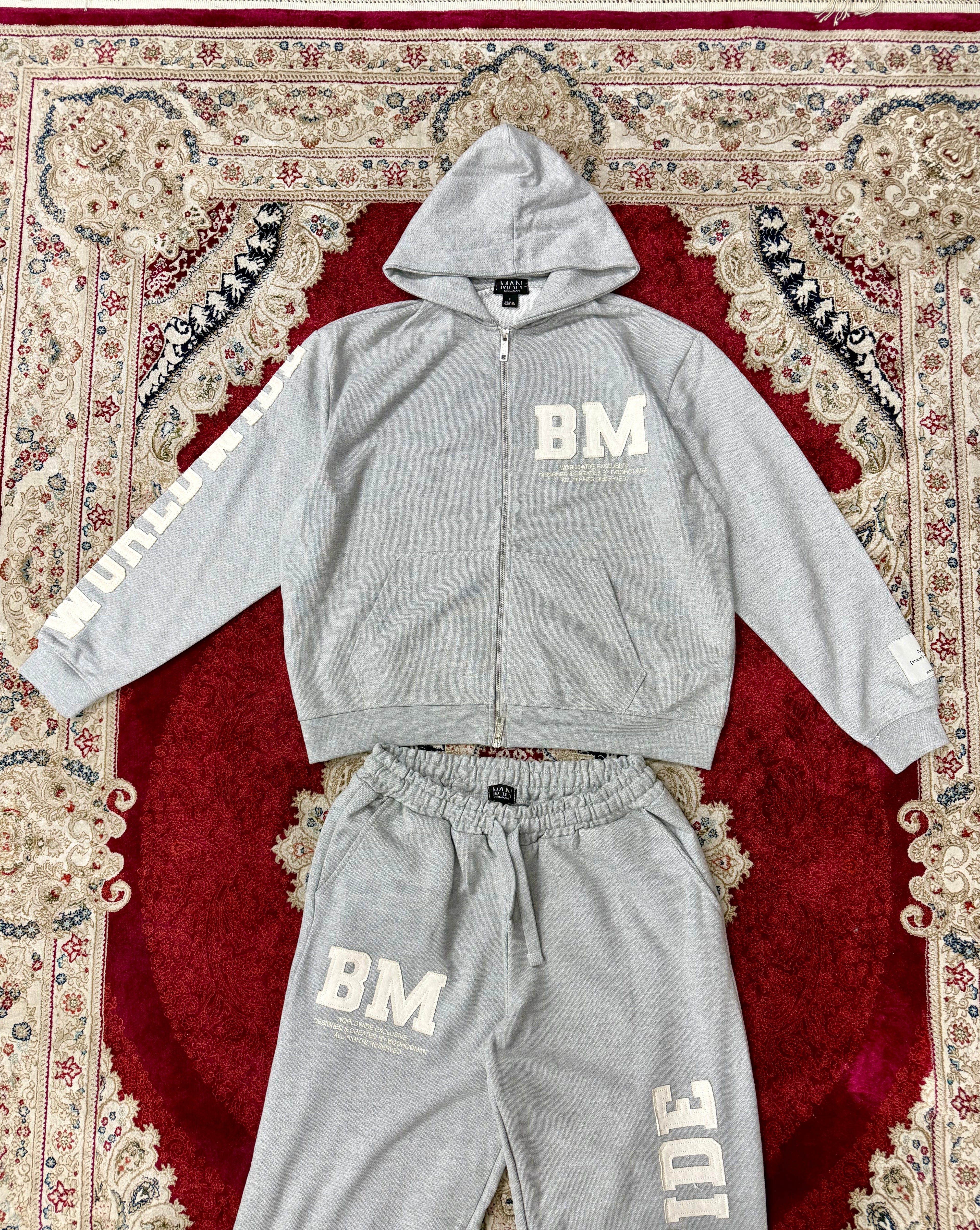 BM Worldwide Tracksuit Set – Grey Edition