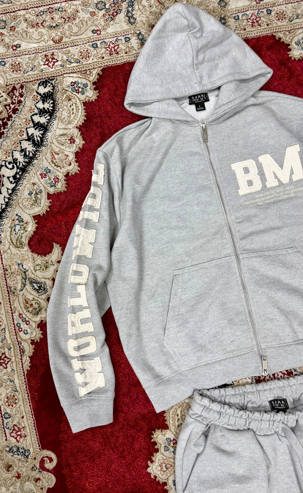 BM Worldwide Tracksuit Set – Grey Edition
