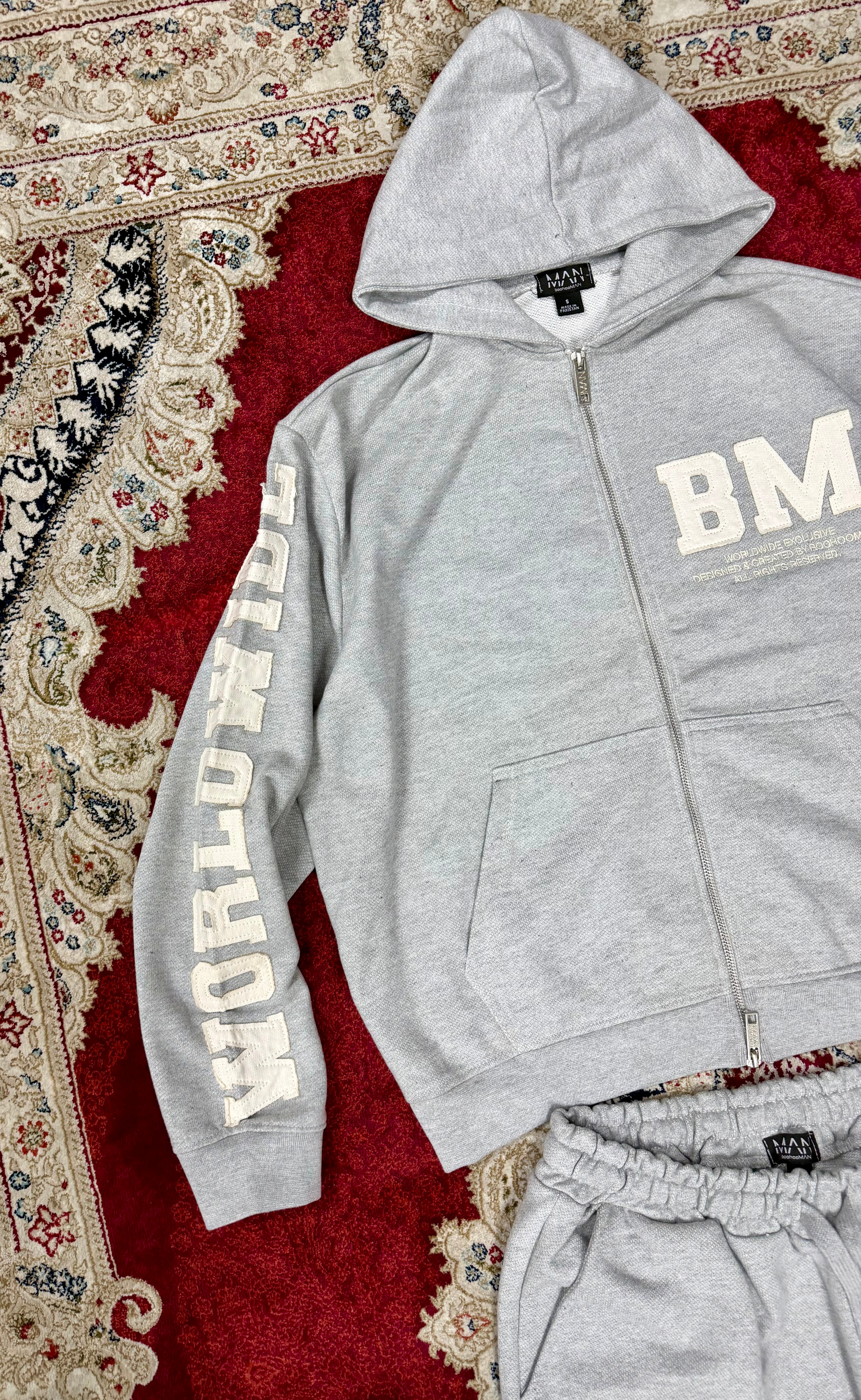 BM Worldwide Tracksuit Set – Grey Edition