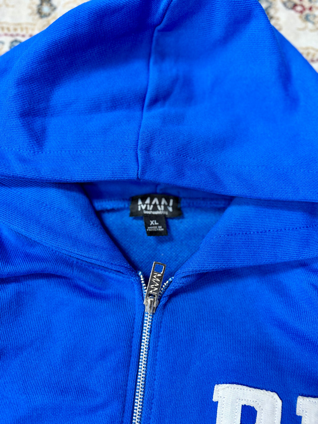 BoohooMAN BM Blue Tracksuit Set – Hoodie & Sweatpants