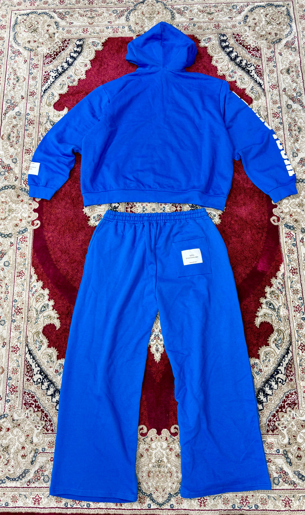 BoohooMAN BM Blue Tracksuit Set – Hoodie & Sweatpants