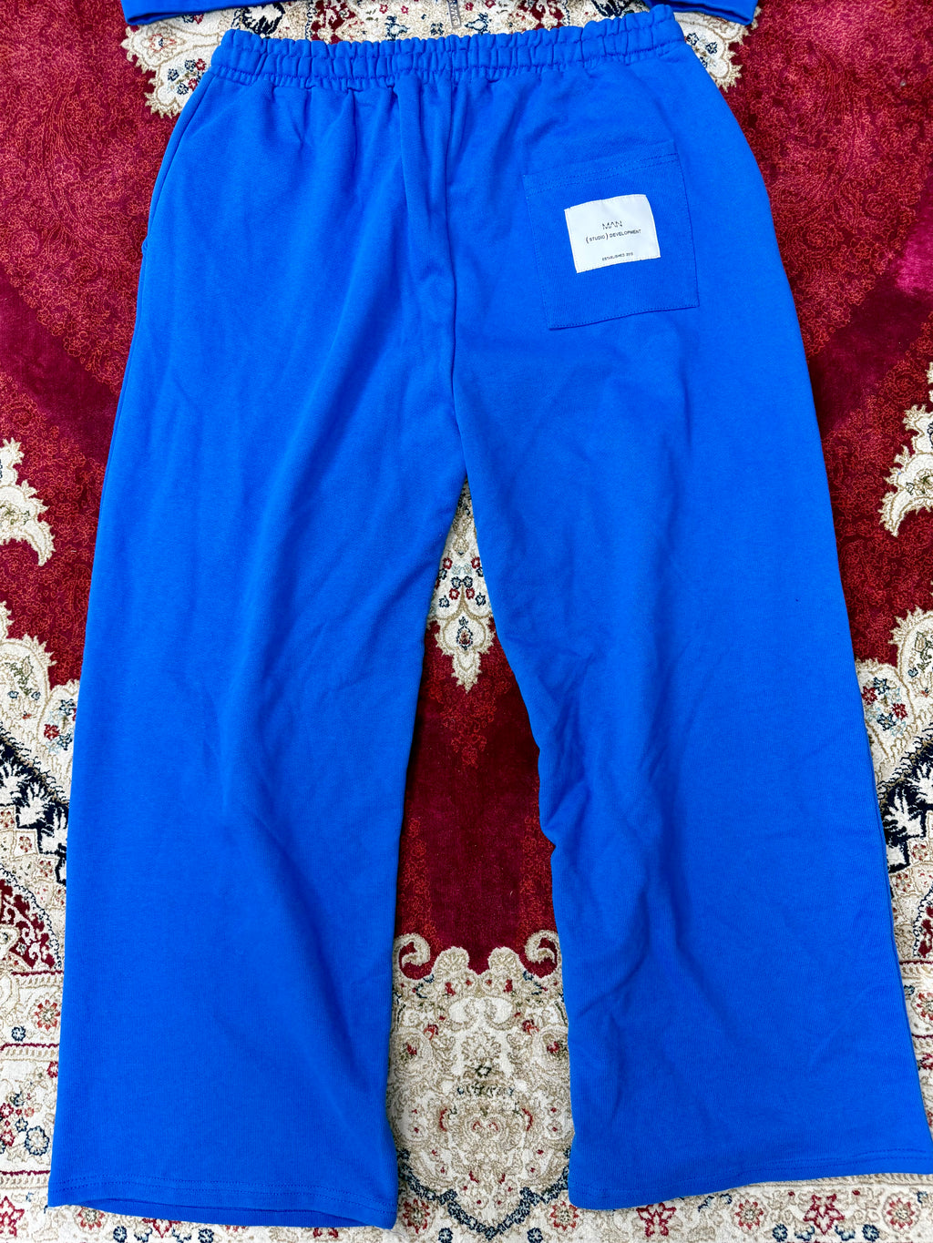 BoohooMAN BM Blue Tracksuit Set – Hoodie & Sweatpants