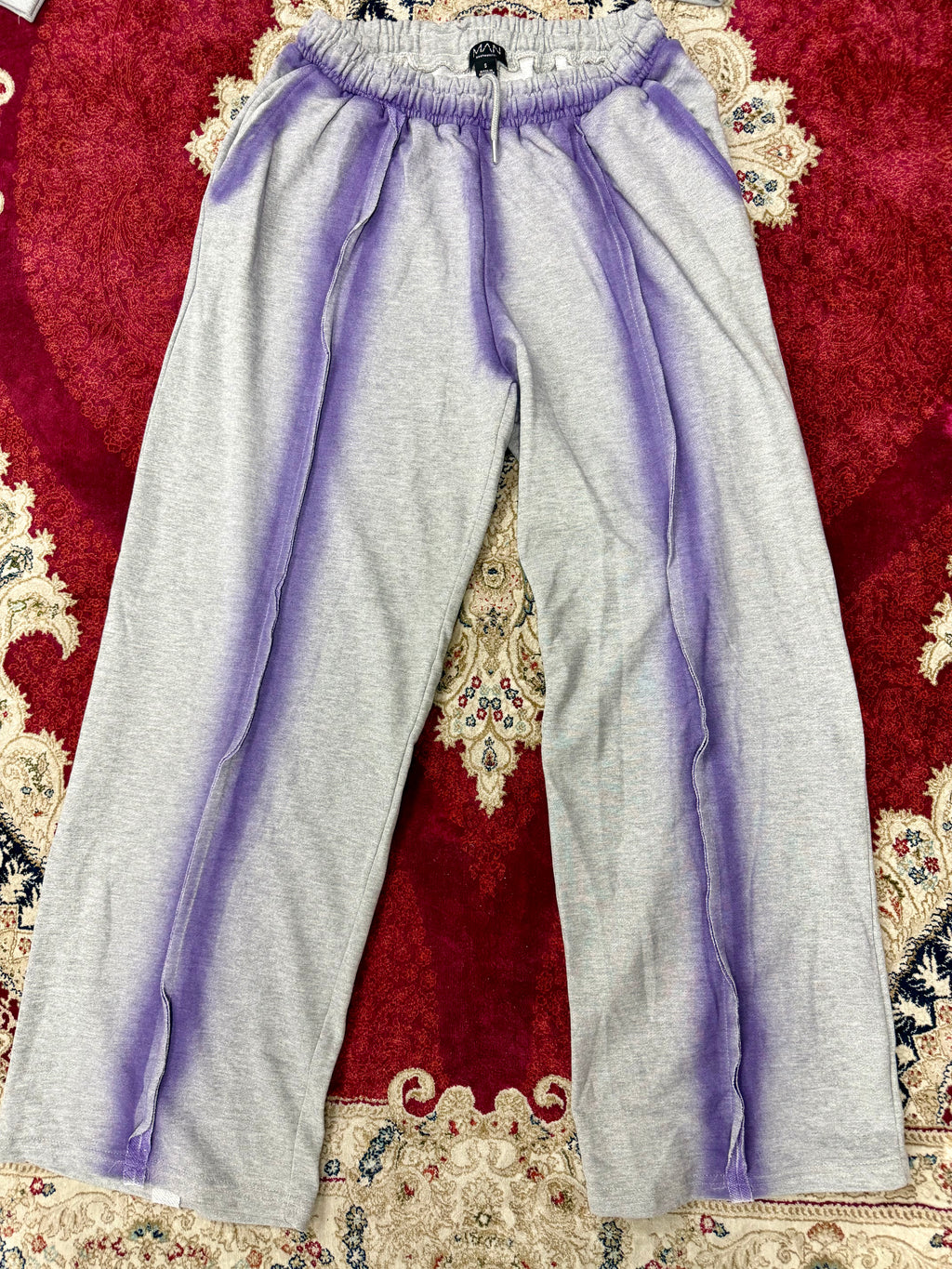 Official Fade Tracksuit Set – Grey/Purple Edition