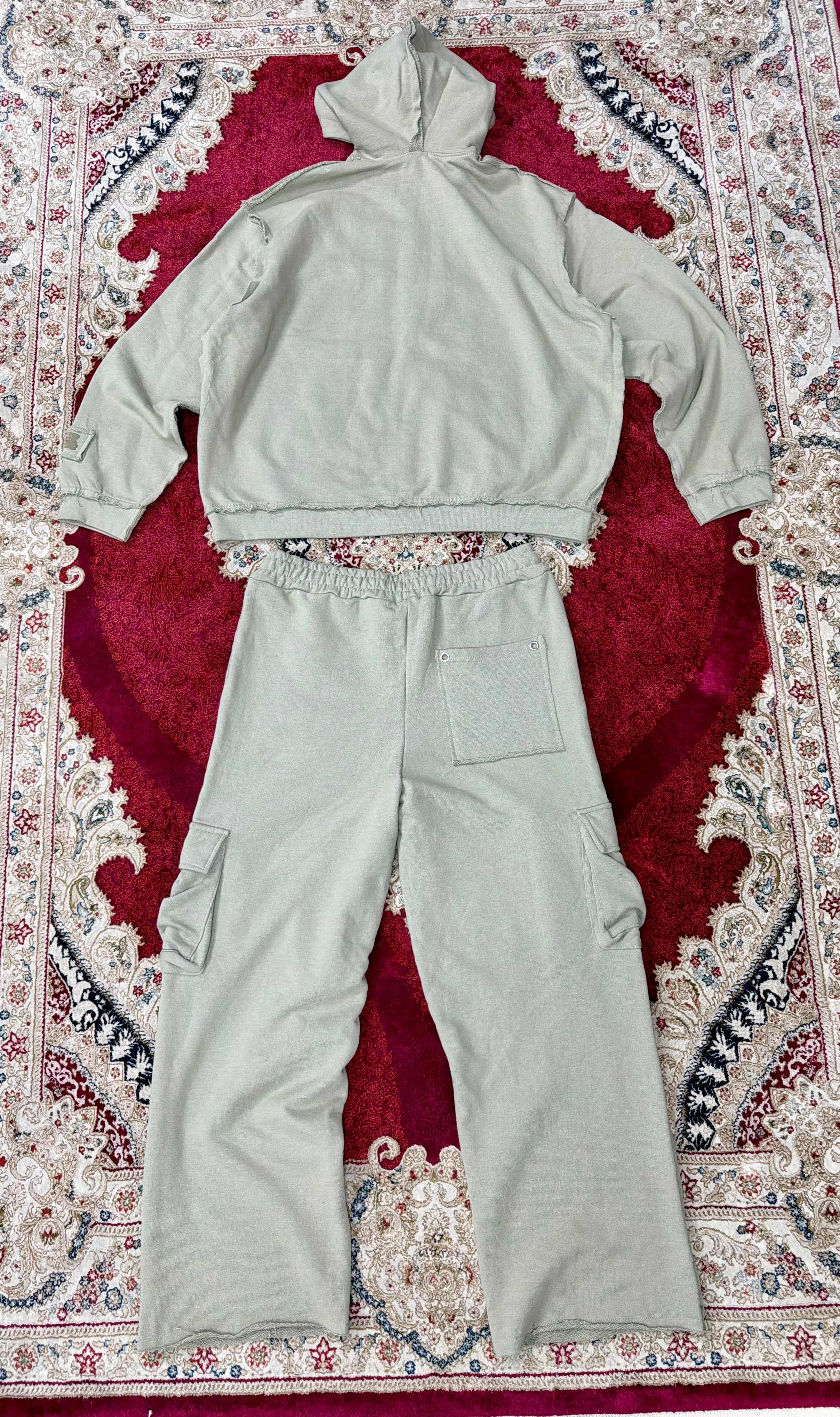 00 Utility Cargo Tracksuit Set – Olive
