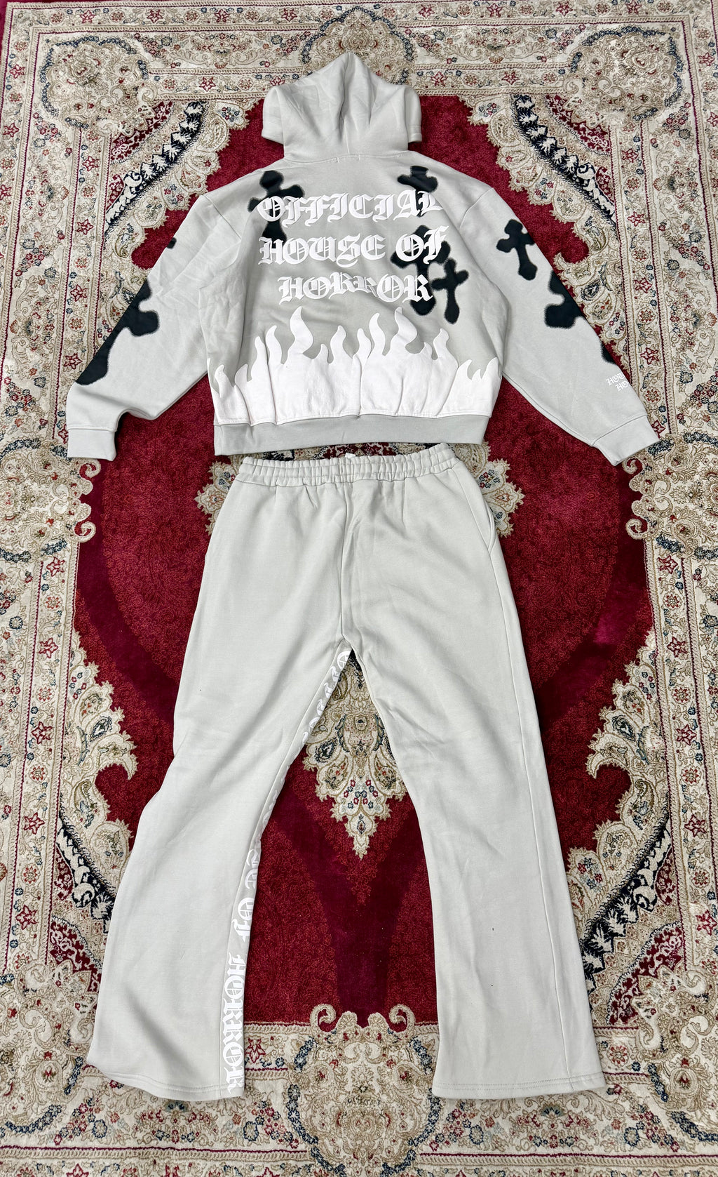 House of Horror Tracksuit Set – Grey Edition