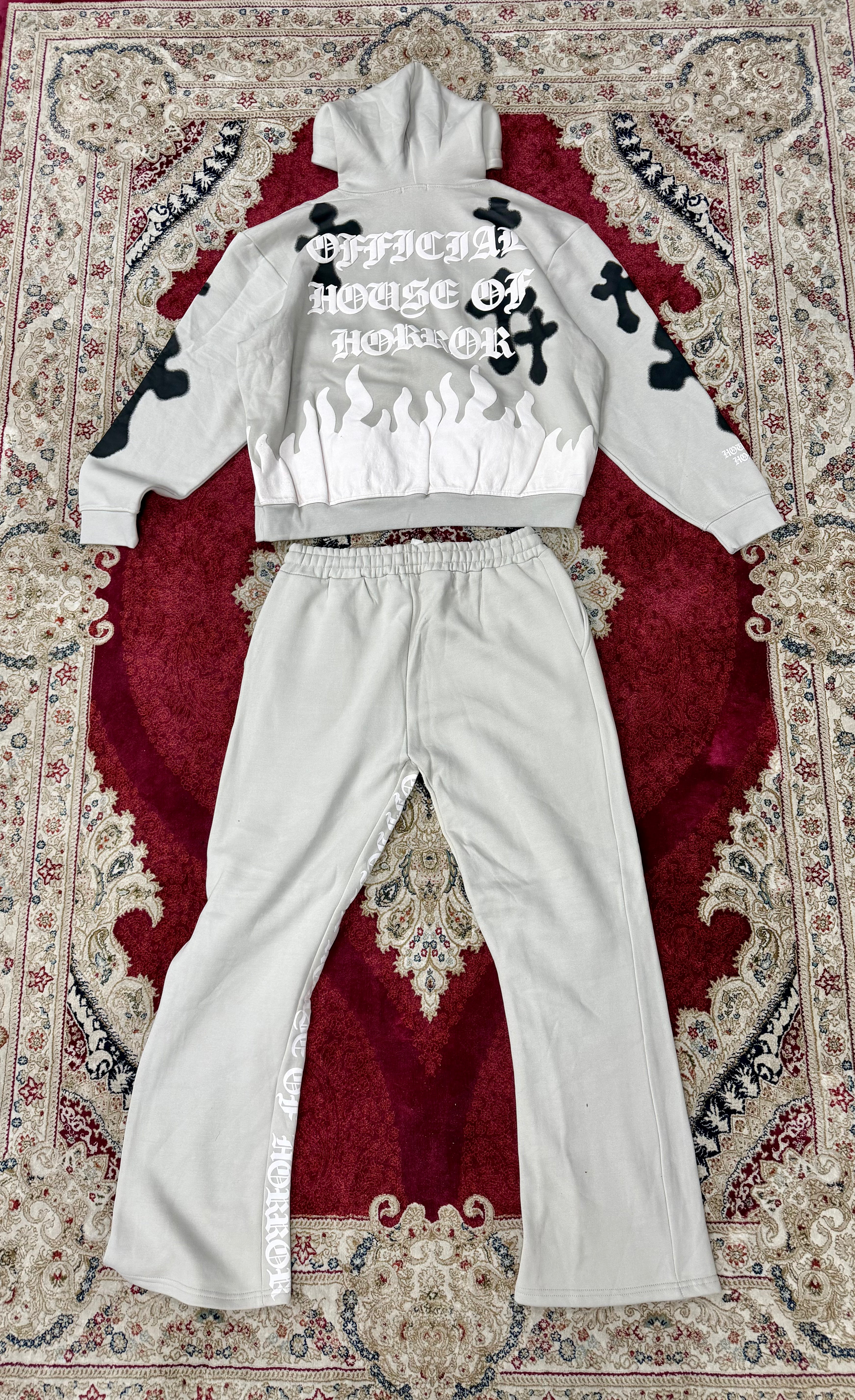 House of Horror Tracksuit Set – Grey Edition