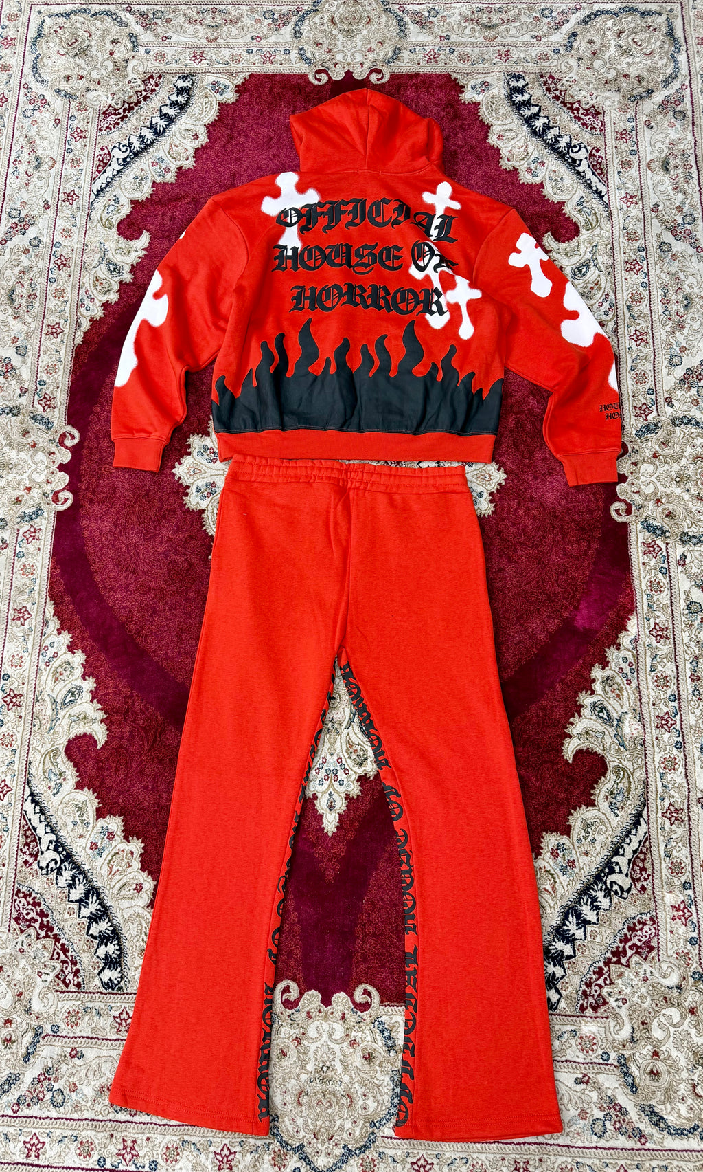 House of Horror Tracksuit Set – Red Edition