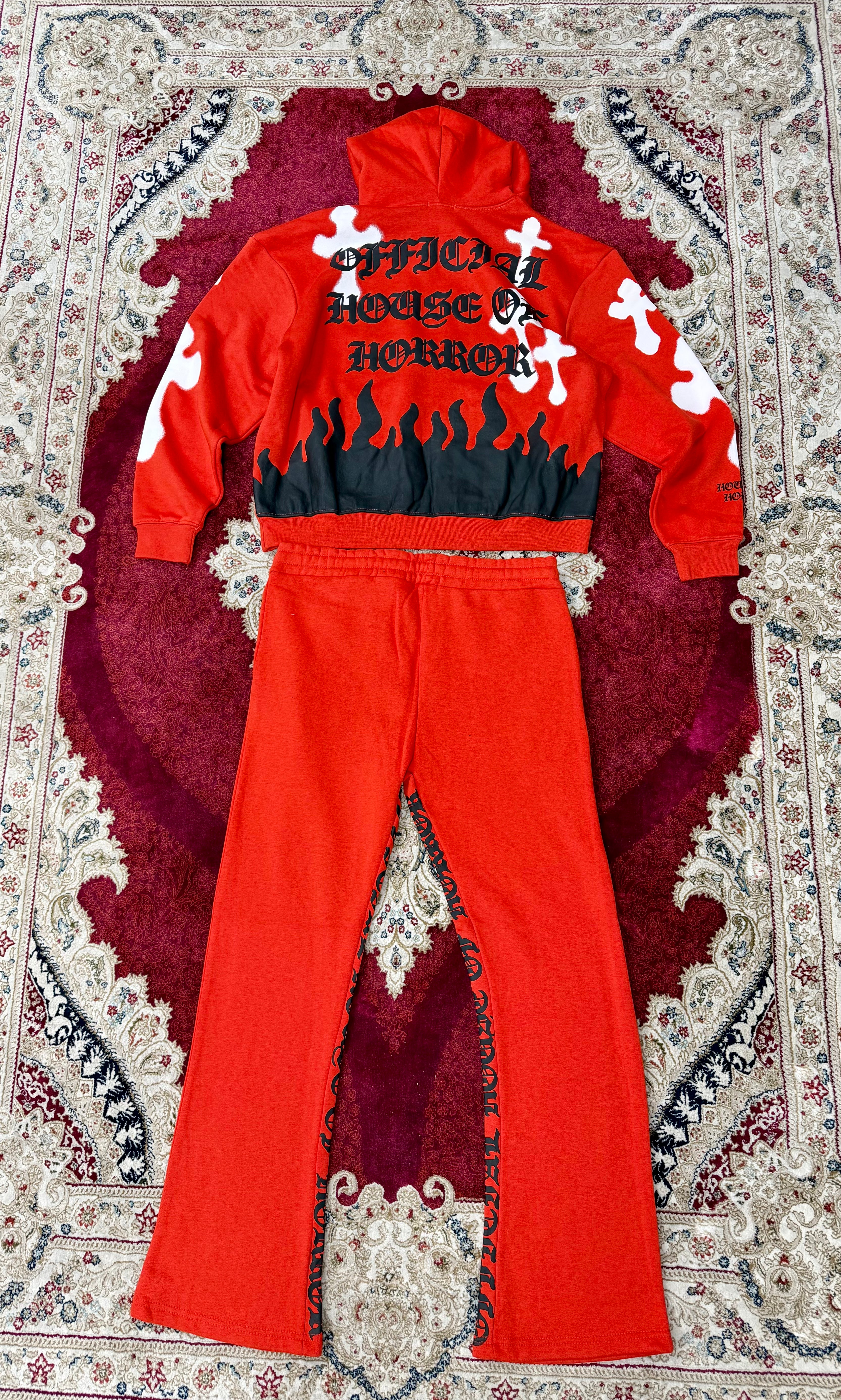 House of Horror Tracksuit Set – Red Edition