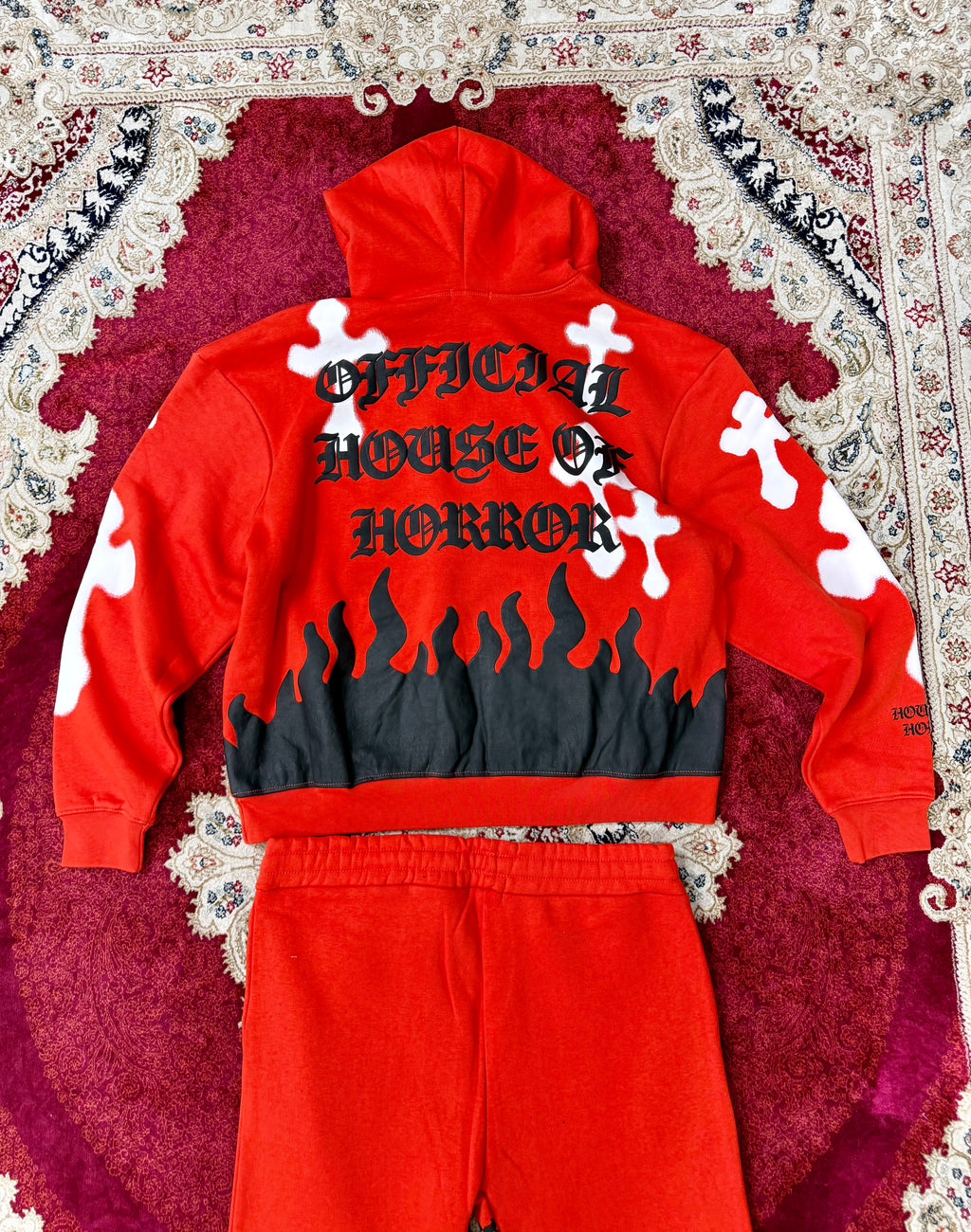 House of Horror Tracksuit Set – Red Edition