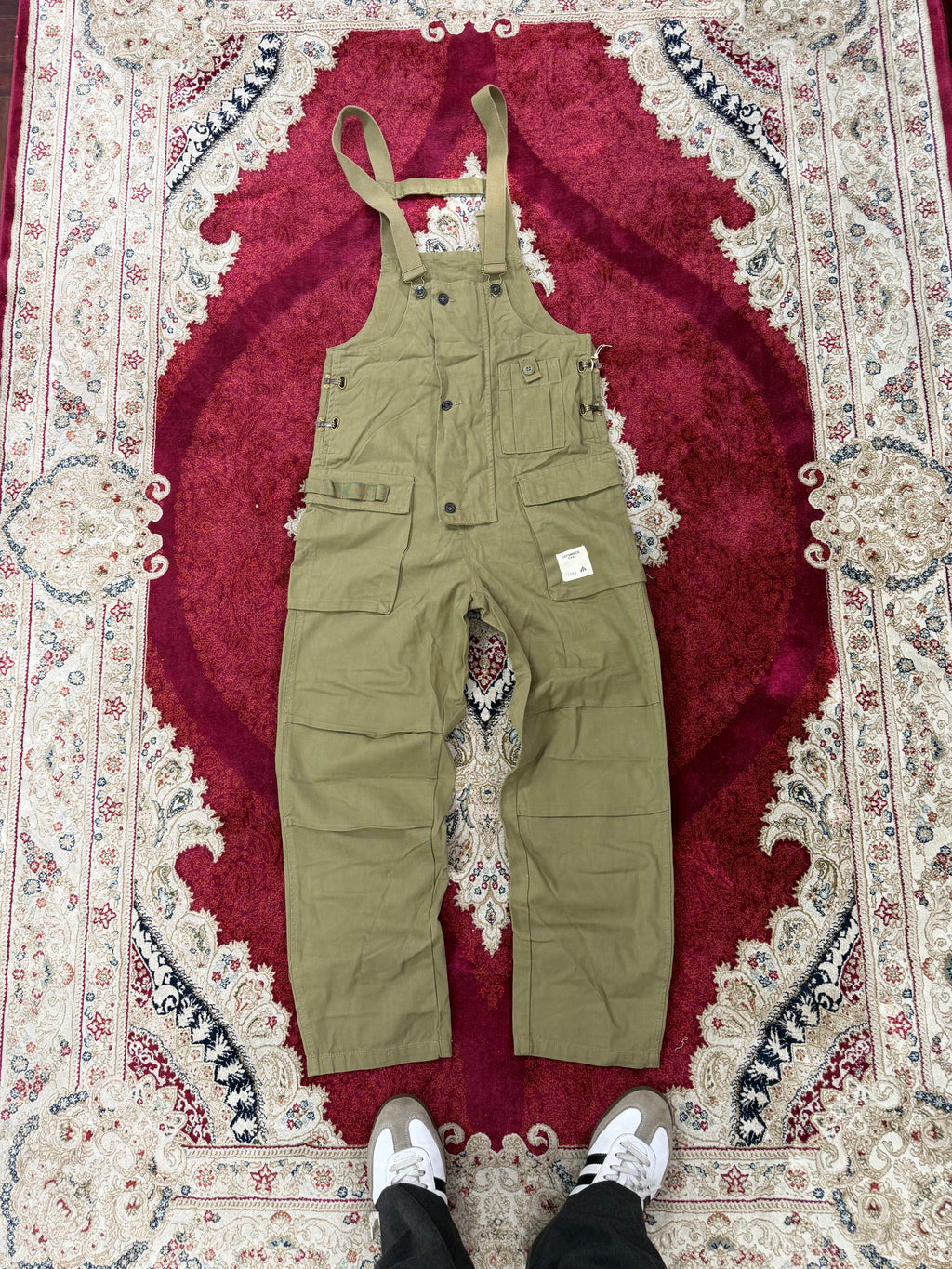 DAM 1981 Utility Overalls – Olive Workwear Dungarees
