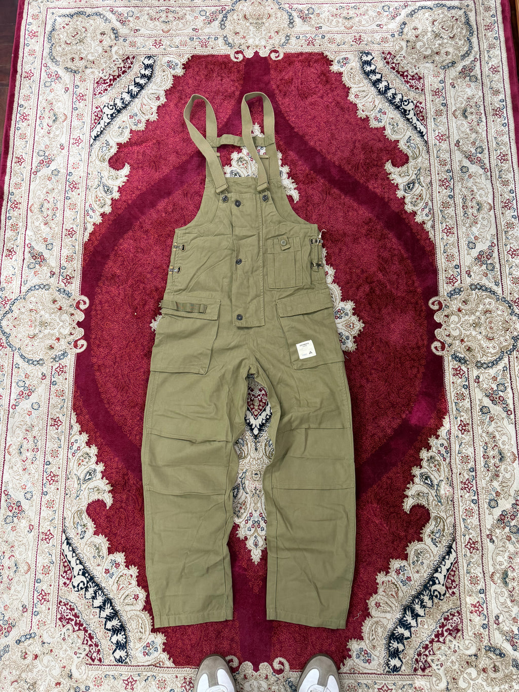 DAM 1981 Utility Overalls – Olive Workwear Dungarees