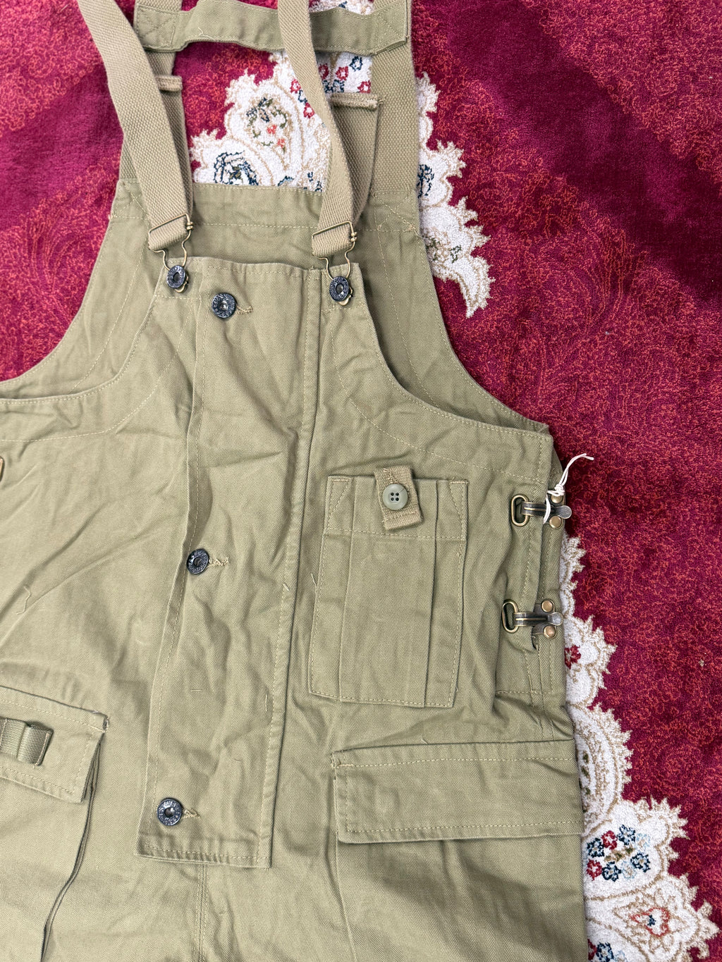 DAM 1981 Utility Overalls – Olive Workwear Dungarees