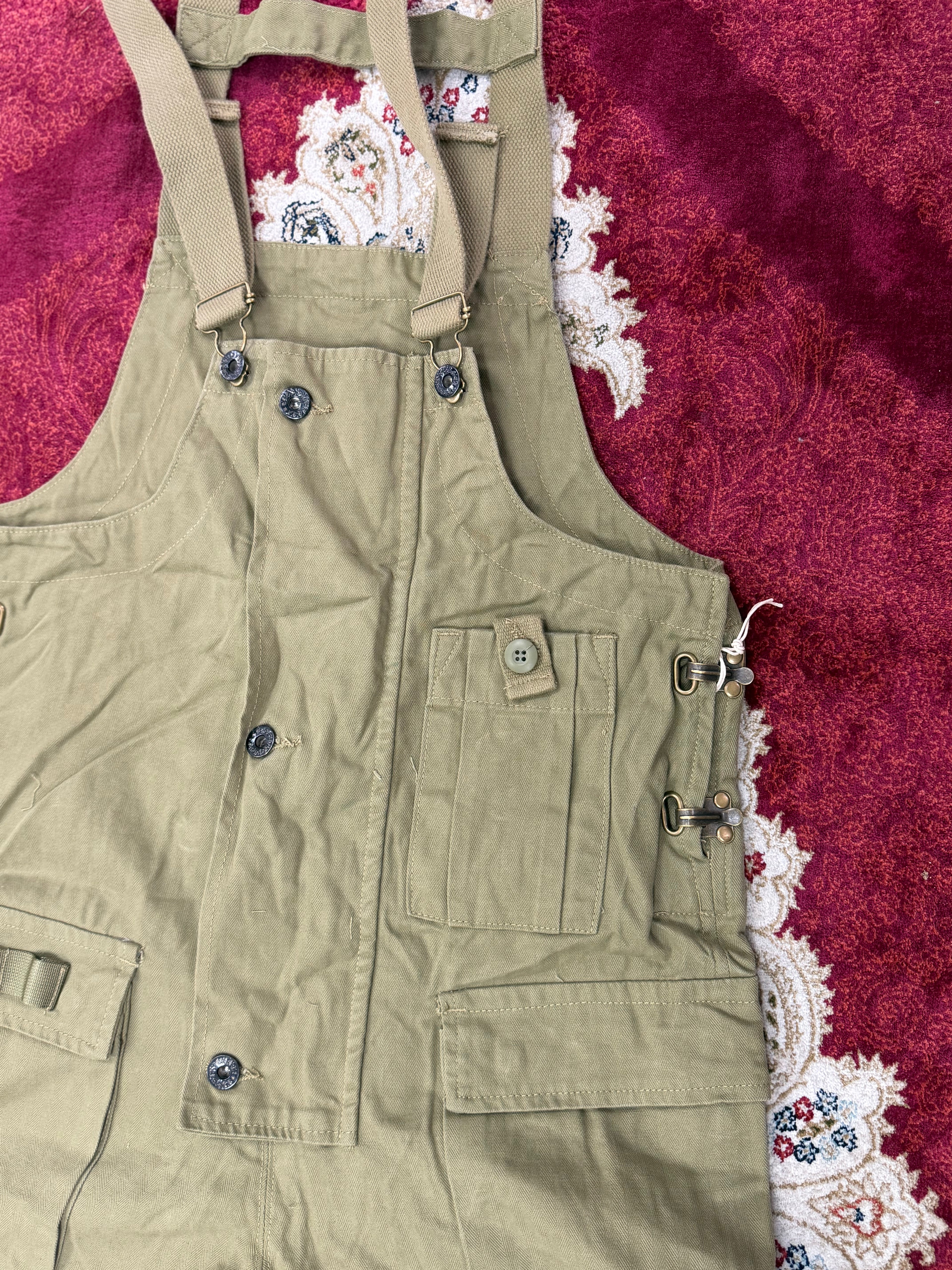 DAM 1981 Utility Overalls – Olive Workwear Dungarees
