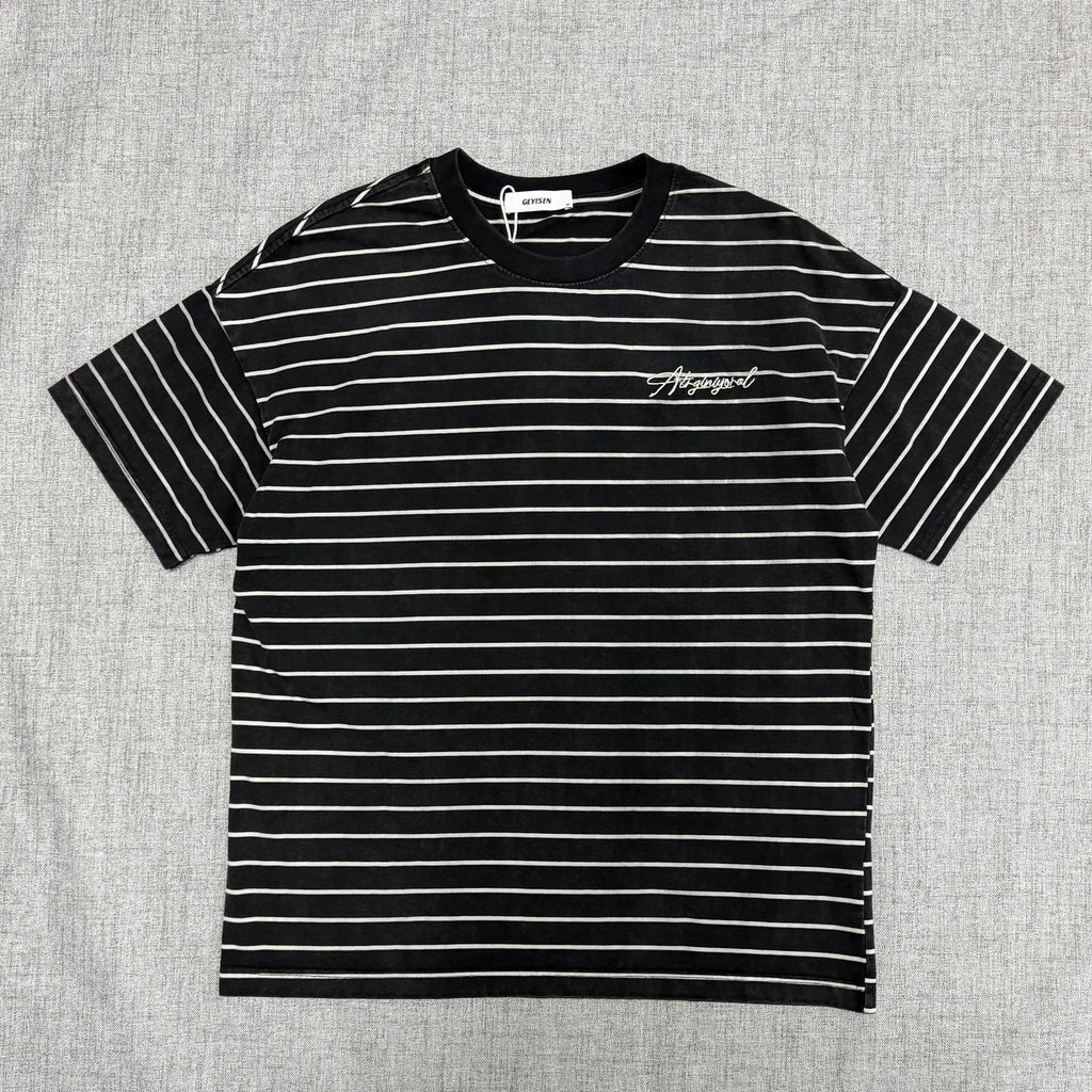 Black & White Striped T-Shirt – Minimal Streetwear Essential Tee