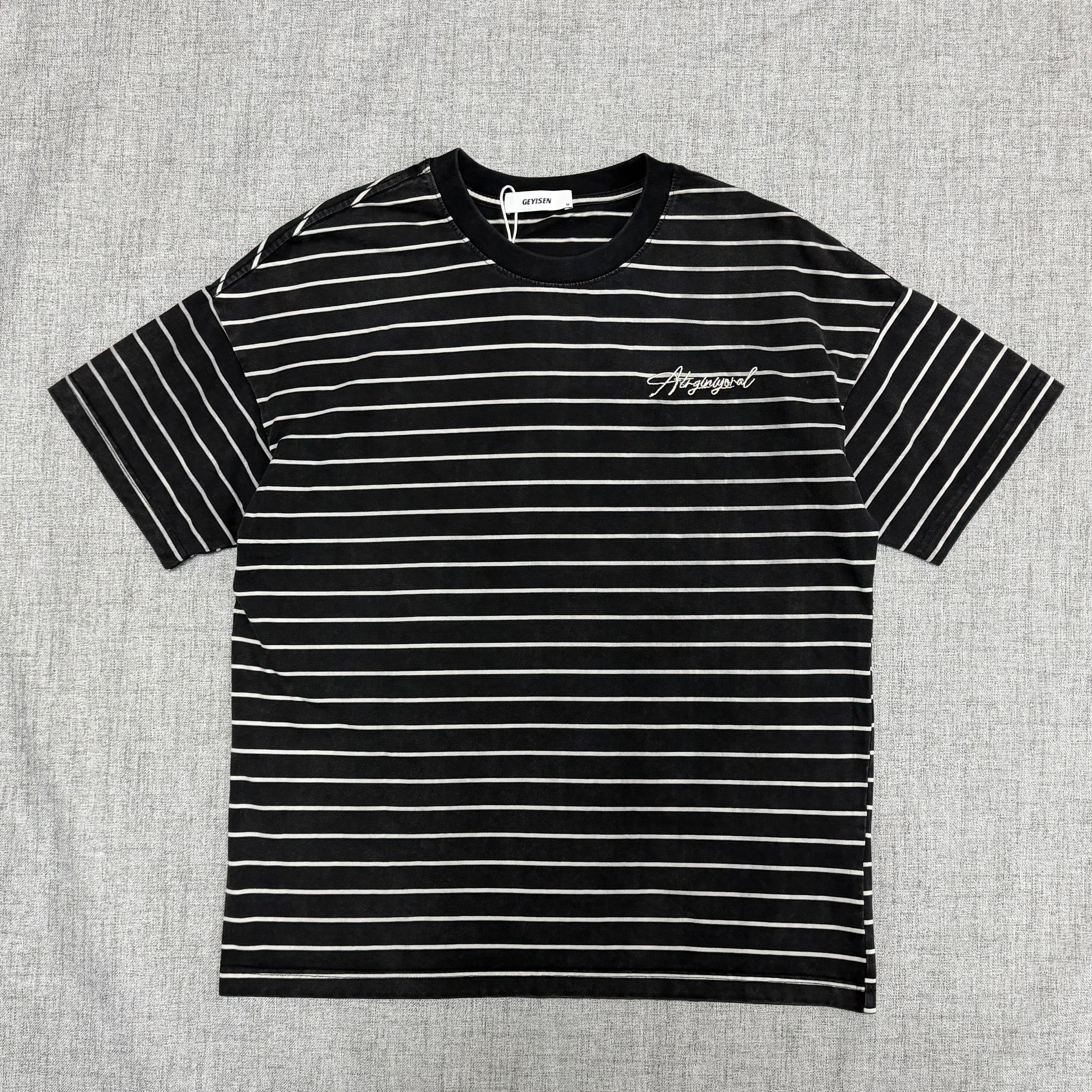 Black & White Striped T-Shirt – Minimal Streetwear Essential Tee