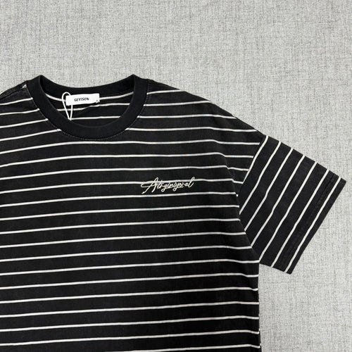 Black & White Striped T-Shirt – Minimal Streetwear Essential Tee