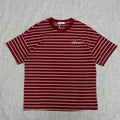Red & White Striped T-Shirt – Minimal Streetwear Essential Tee
