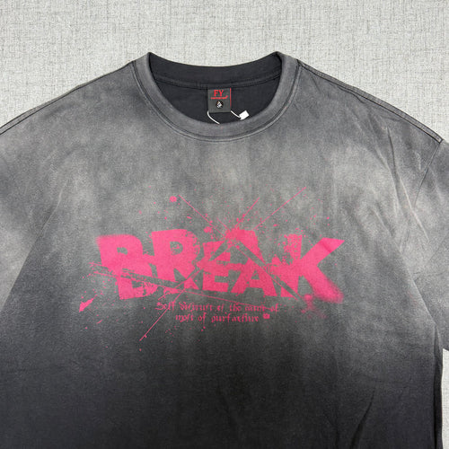 Black Fade “Break The Rules” Graphic T-Shirt