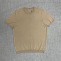 Beige Knit T-Shirt – Premium Minimal Essential