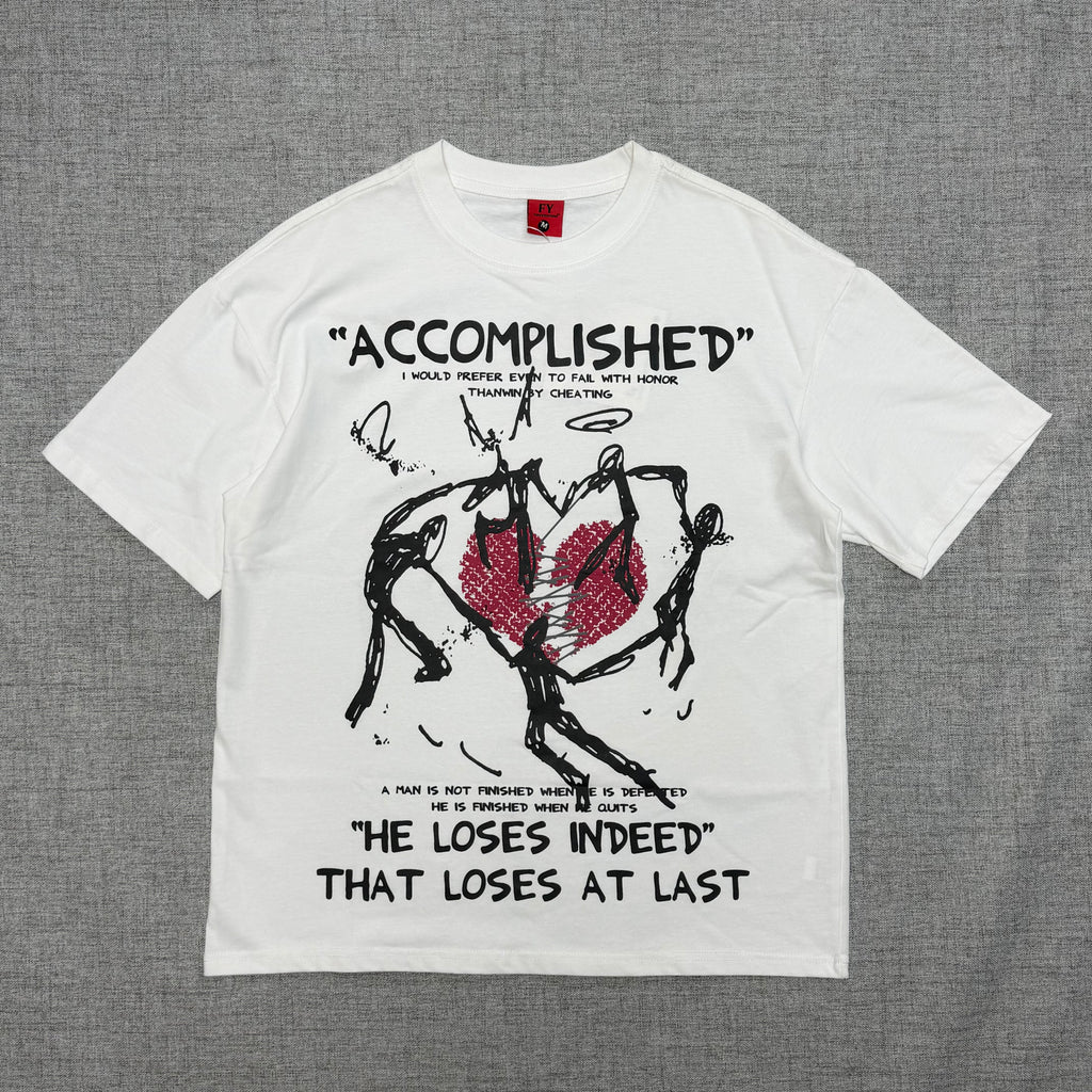 Accomplished Heart Graphic T-Shirt – Statement Streetwear Tee