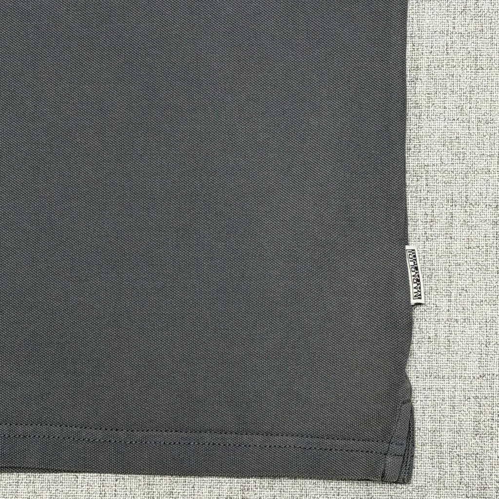 Napapijri Grey Polo Shirt – Premium Logo Edition