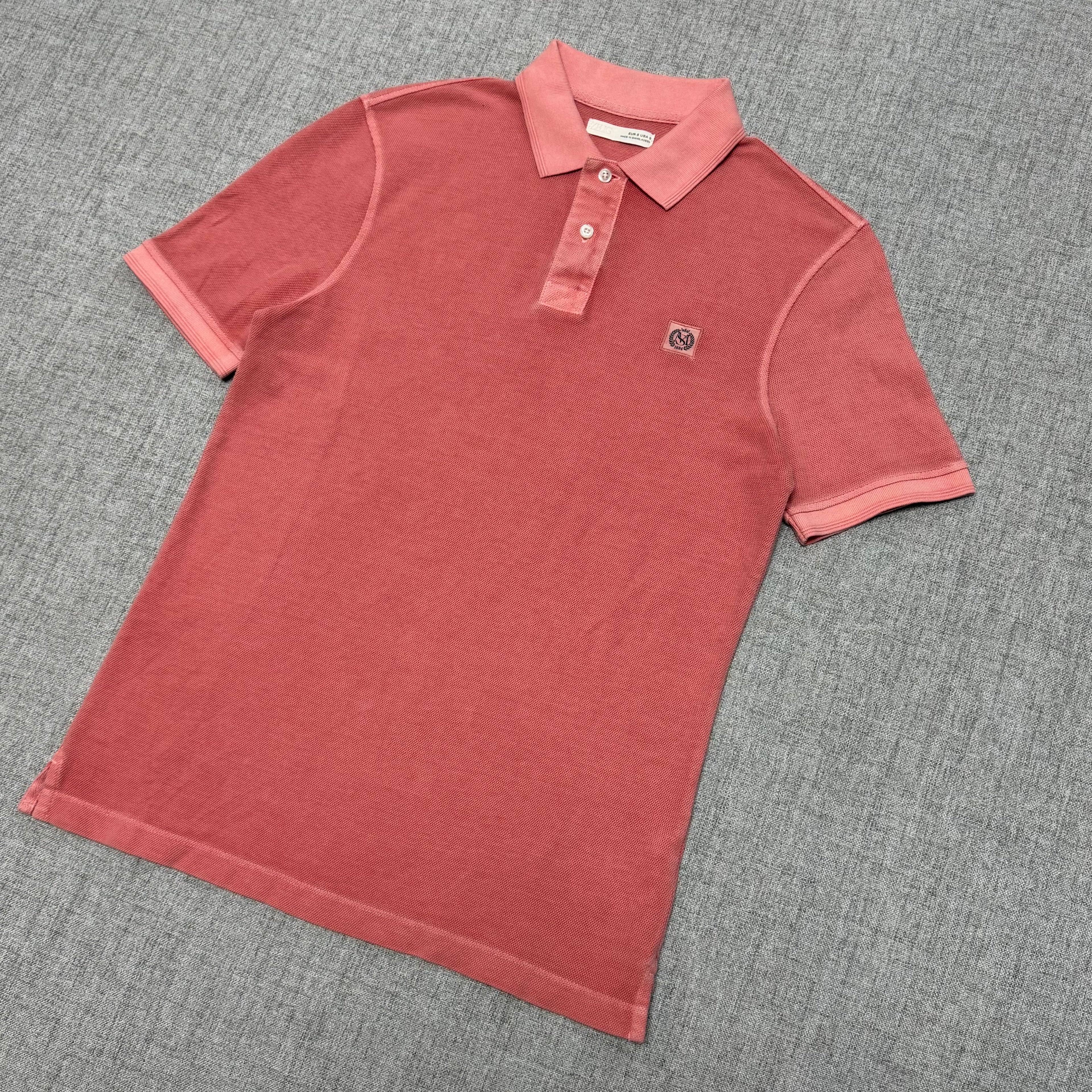 Washed Pink Polo Shirt – Soft Tone Smart Casual Essential
