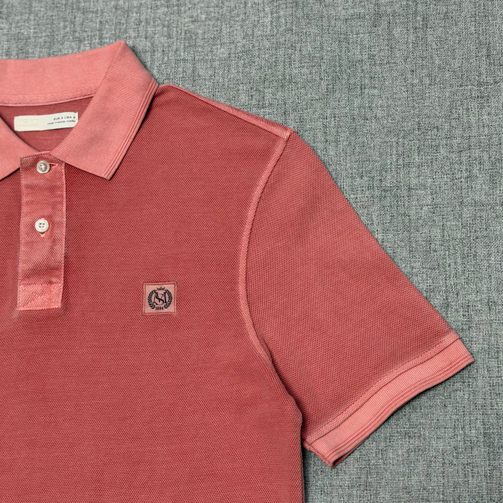 Washed Pink Polo Shirt – Soft Tone Smart Casual Essential