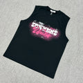 Black Graphic Sleeveless Tee – Street Statement